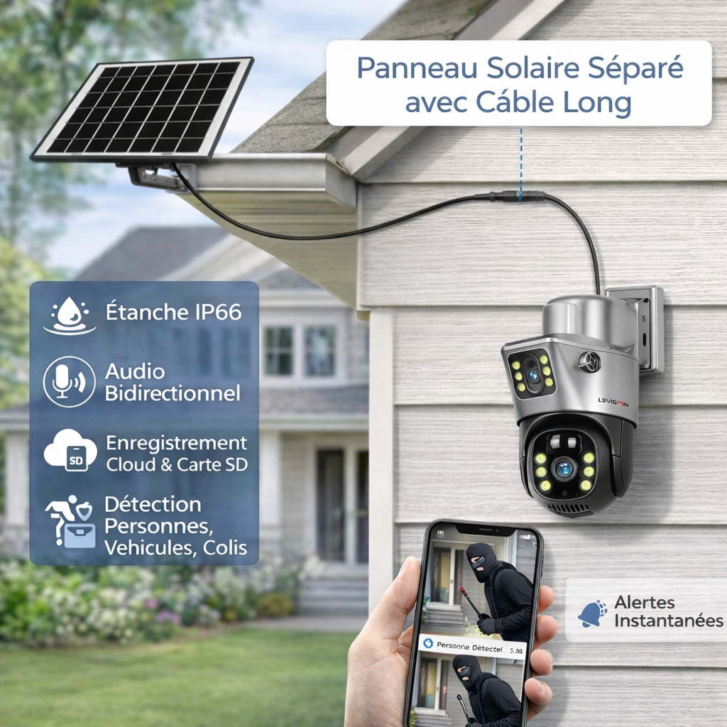 2K 3MP Solar-Überwachungskamera mit intelligenter Erkennung – Tapo C610 KIT