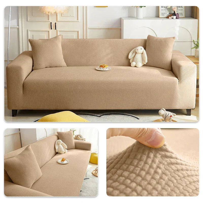 Housse de Canapé Rétractable Semi-Imperméable - Tissu Jacquard