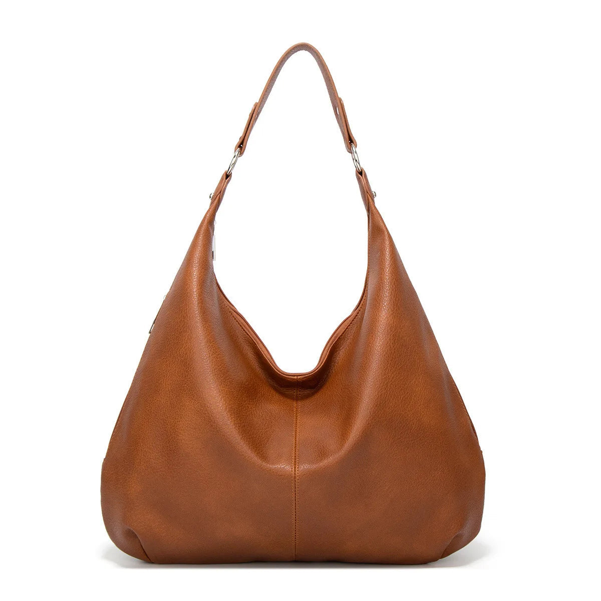 Grand sac à main effet cuir grainé pour femme-8