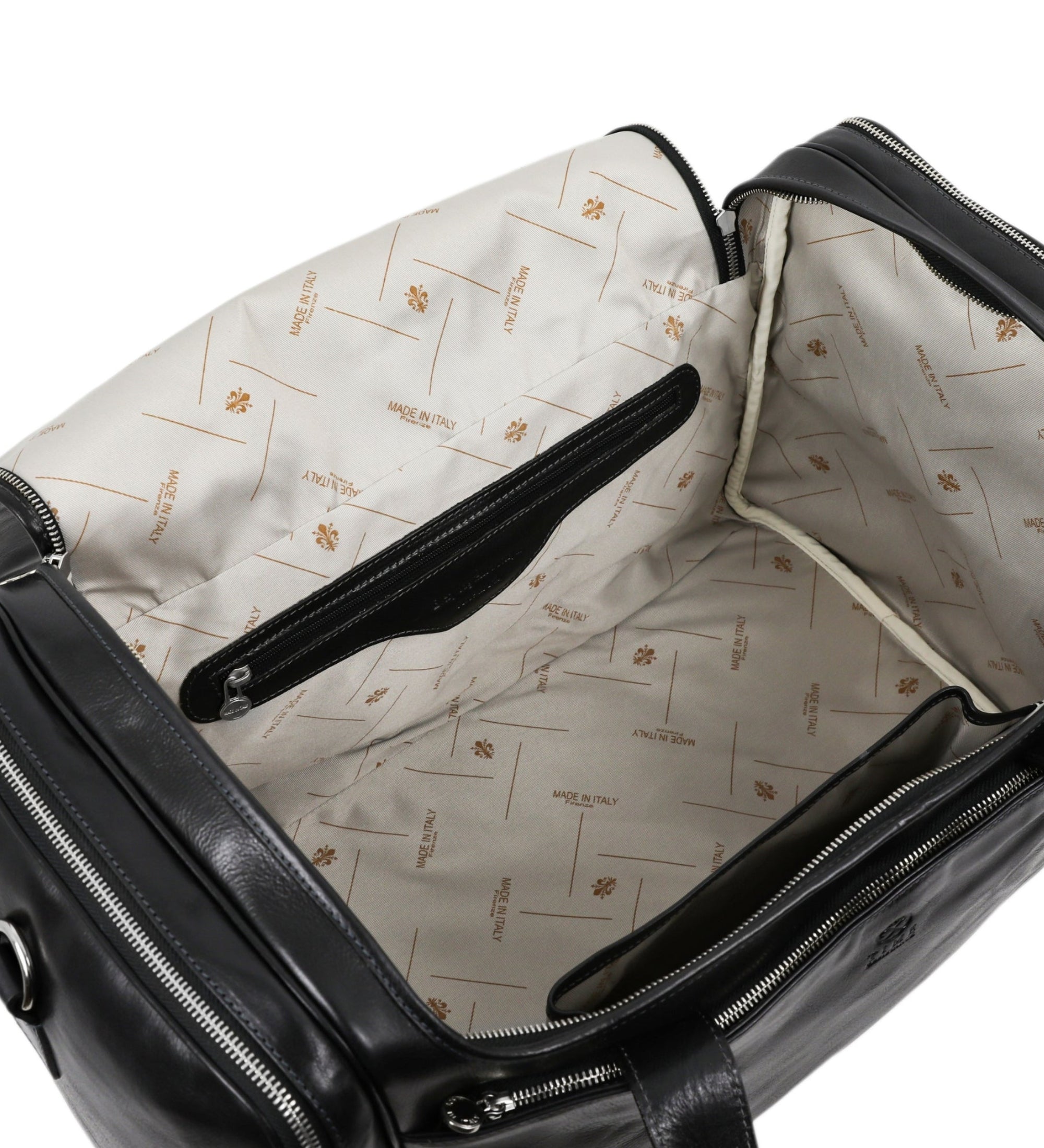 Grand sac de voyage effet cuir italien-17