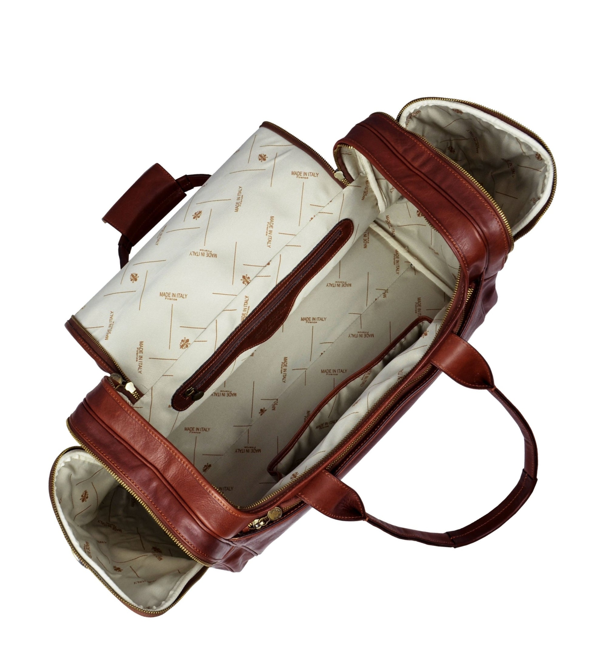 Grand sac de voyage effet cuir italien-8