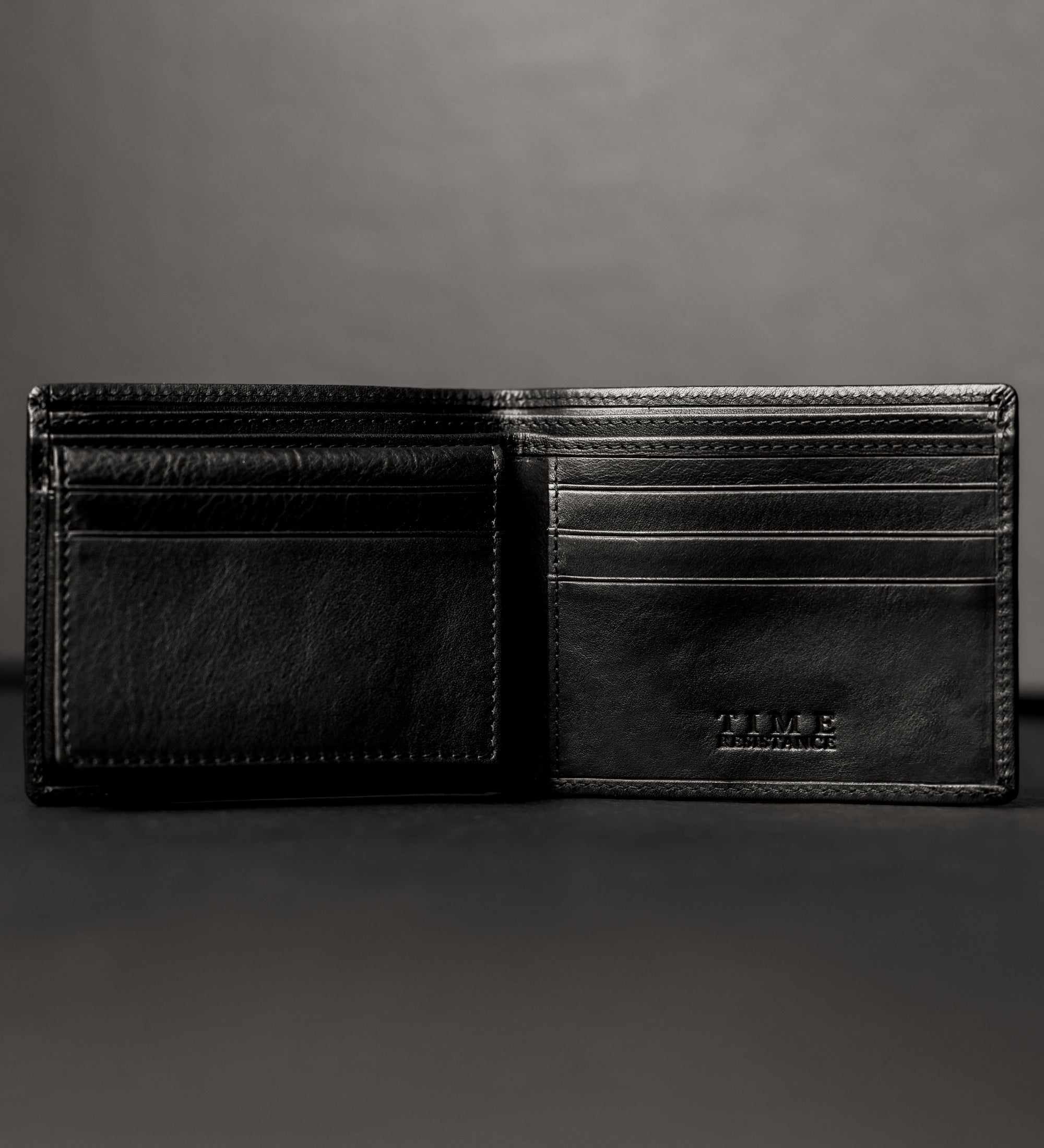 Portefeuille pliant effet cuir grainé pour homme-13