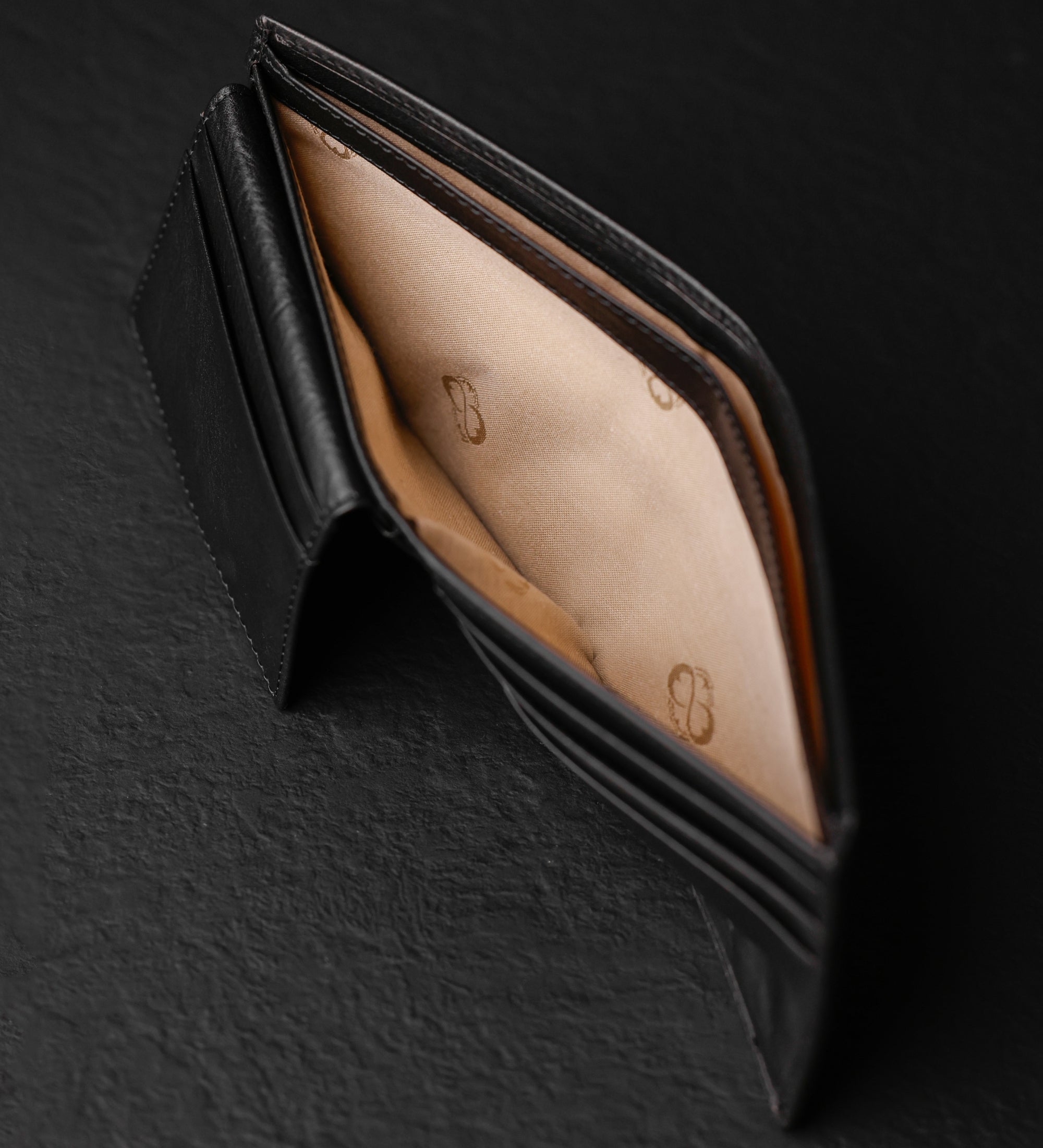 Portefeuille pliant effet cuir grainé pour homme-16