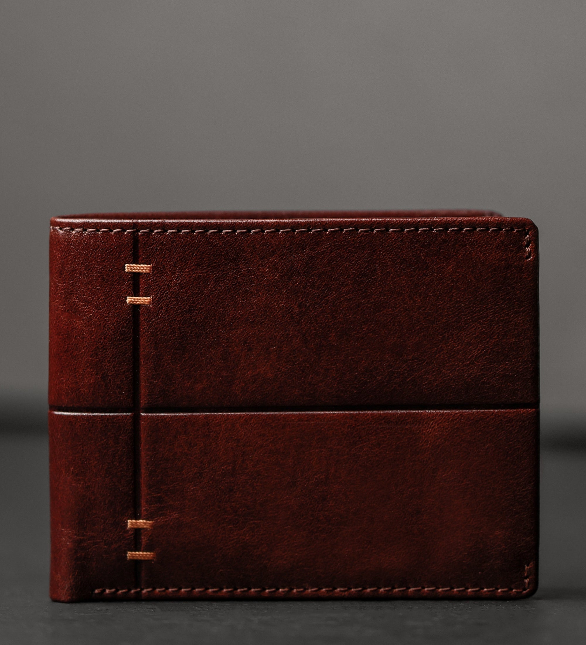 Portefeuille pliant effet cuir grainé pour homme-5