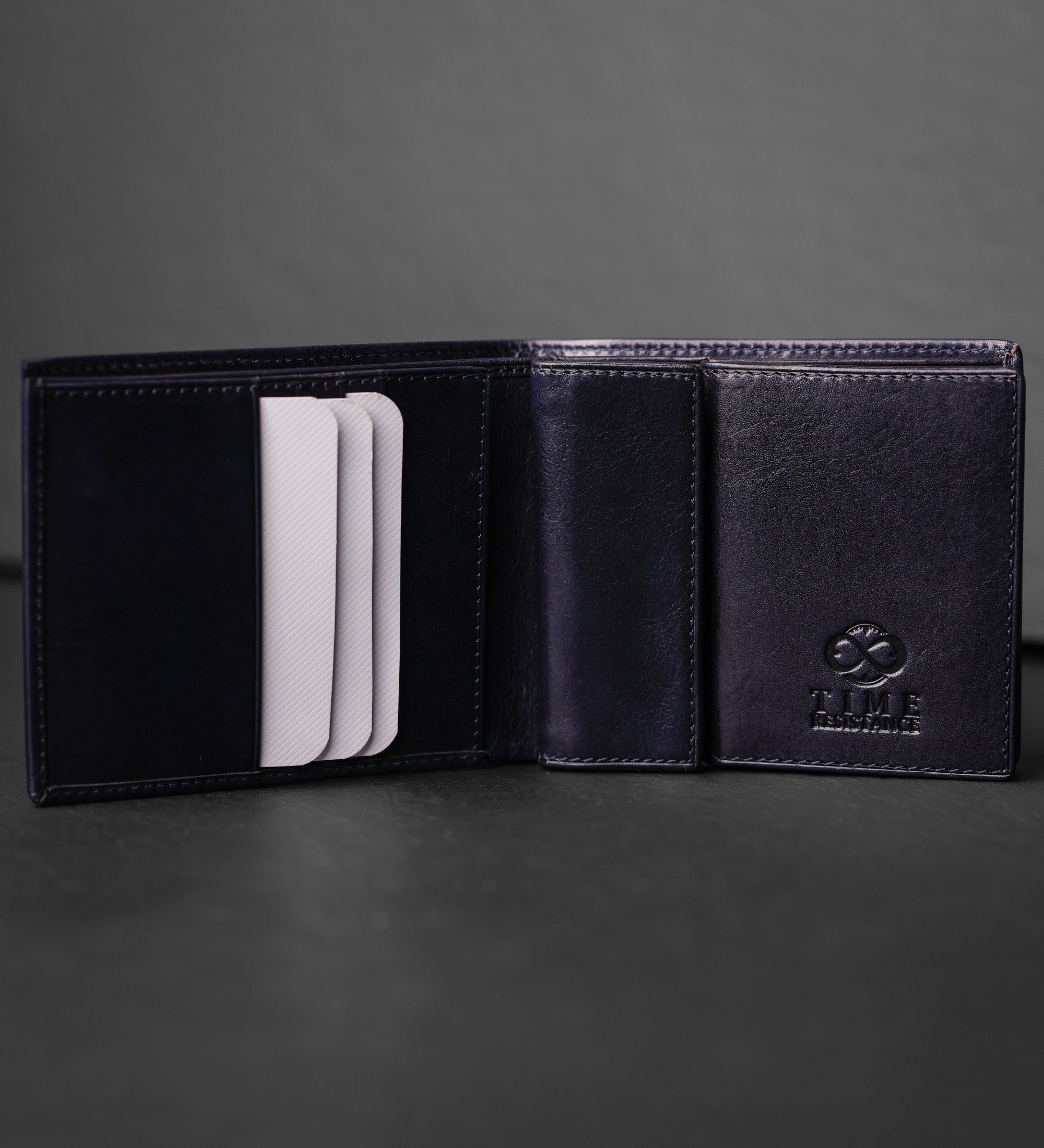 Portefeuille pliant effet cuir pour homme-53
