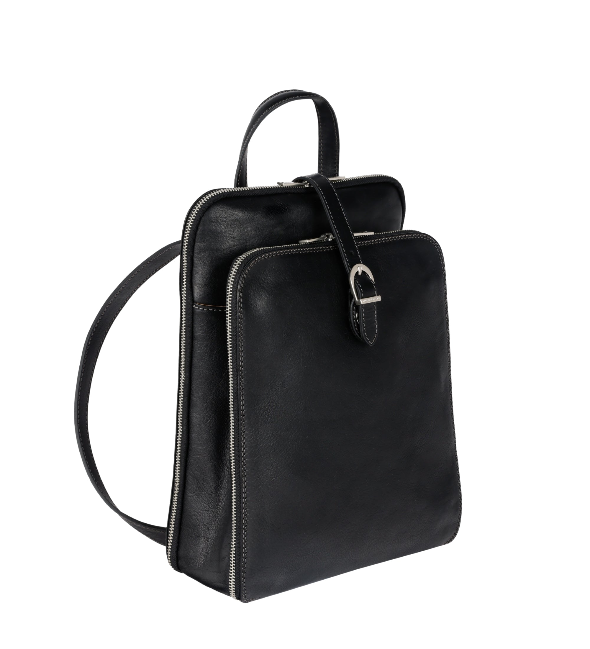 Sac à dos convertible effet cuir multi-poches-20