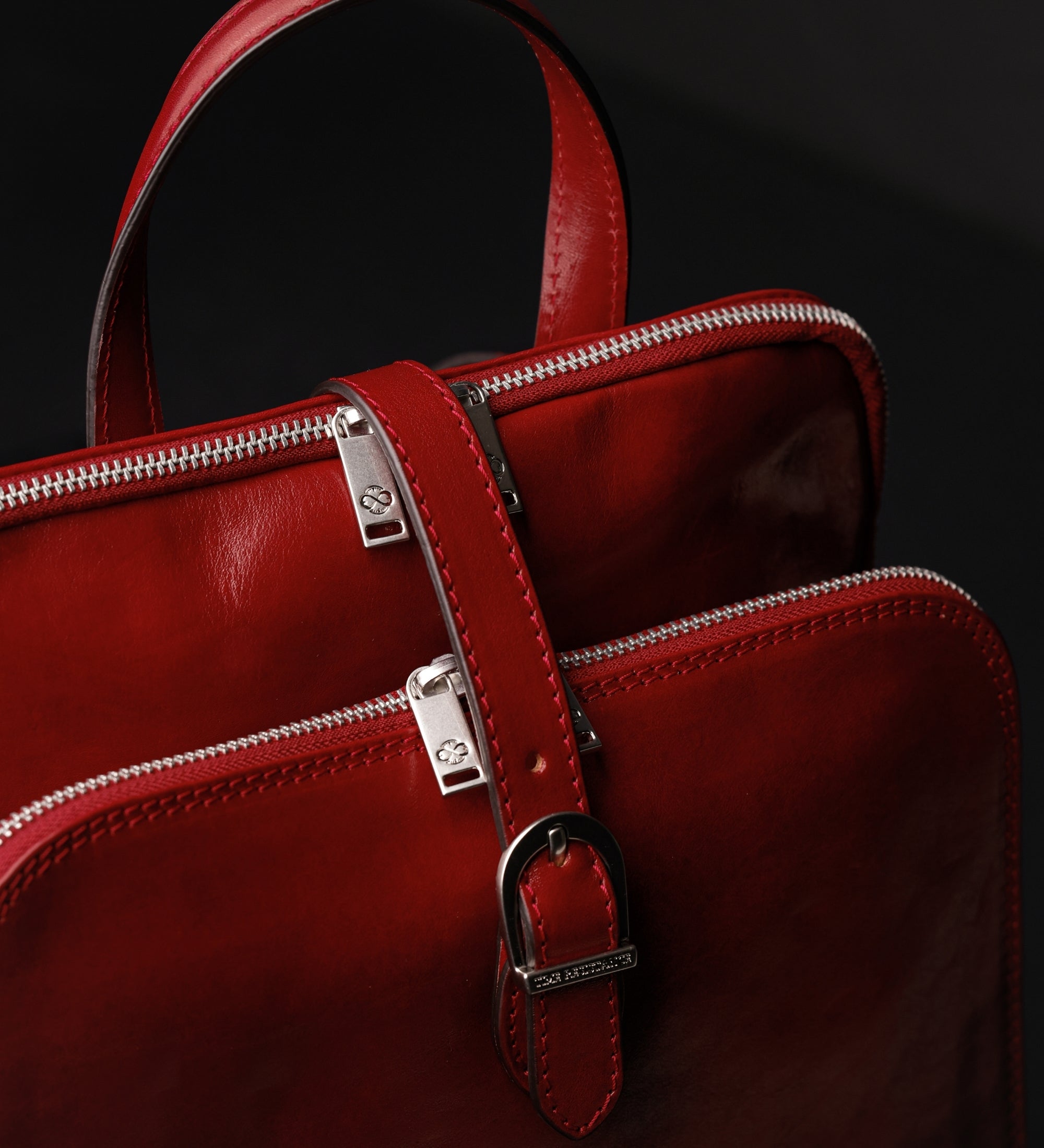 Sac à dos convertible effet cuir multi-poches-47