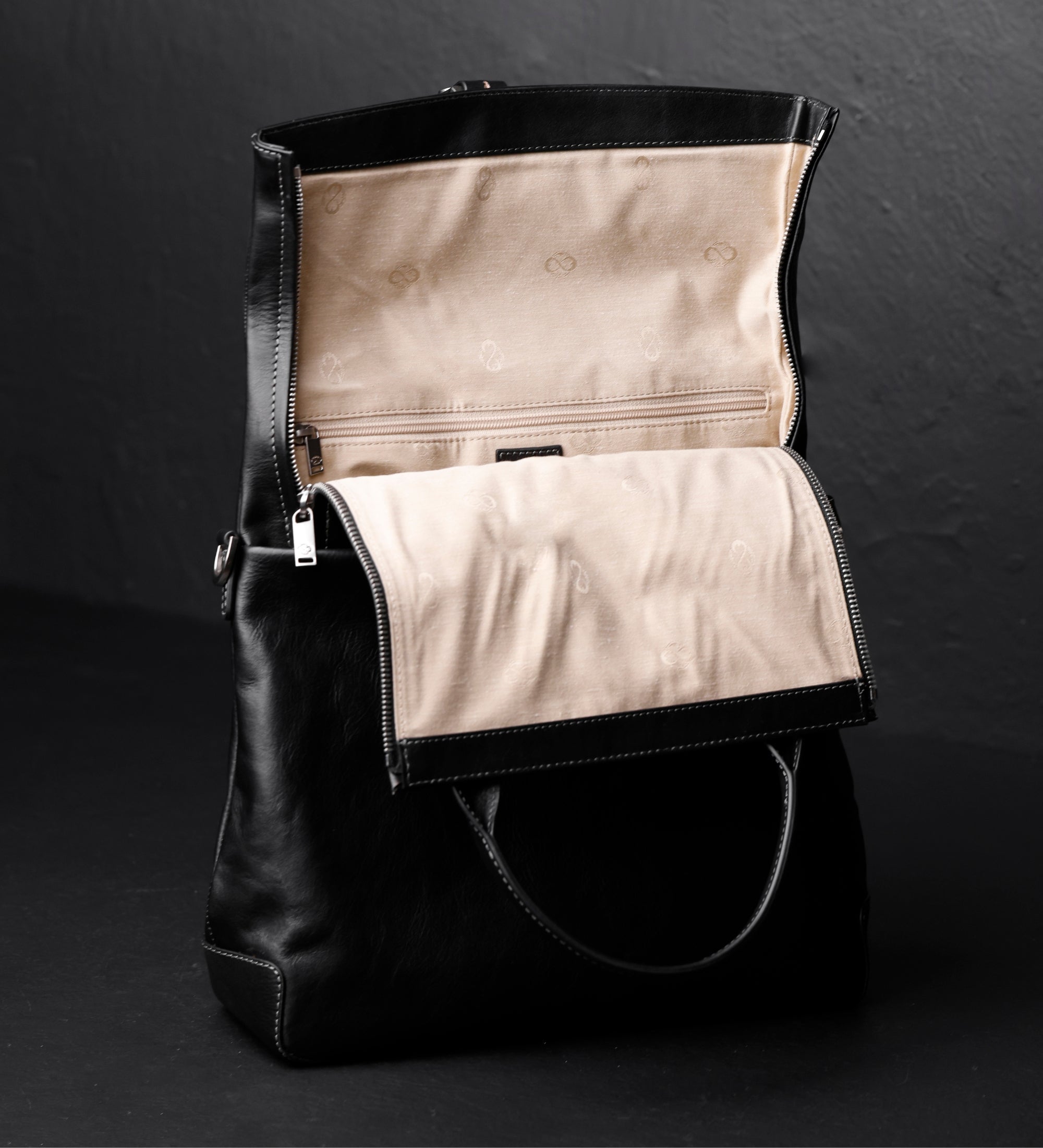 Sac à dos convertible effet cuir pour femme-18