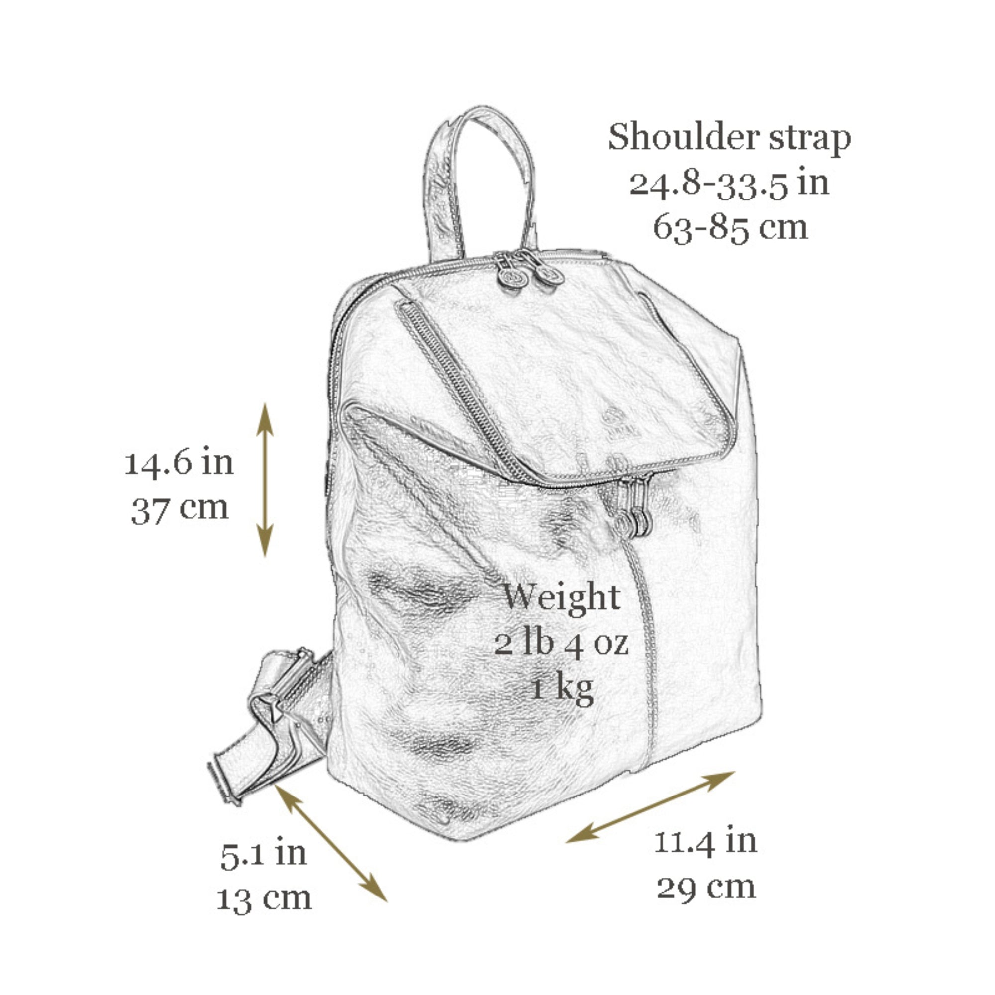 Sac à dos effet cuir élégant pour femme-12