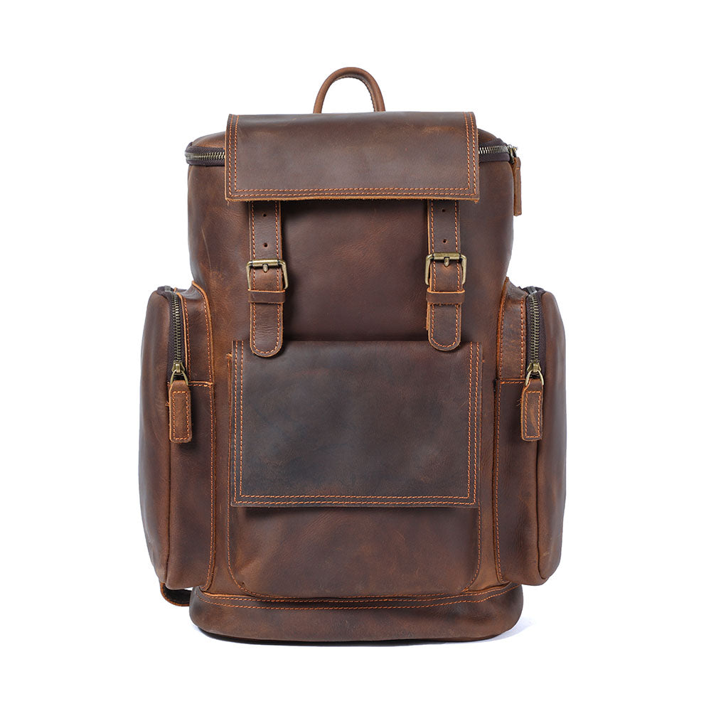 Sac à dos ordinateur effet cuir vintage-1