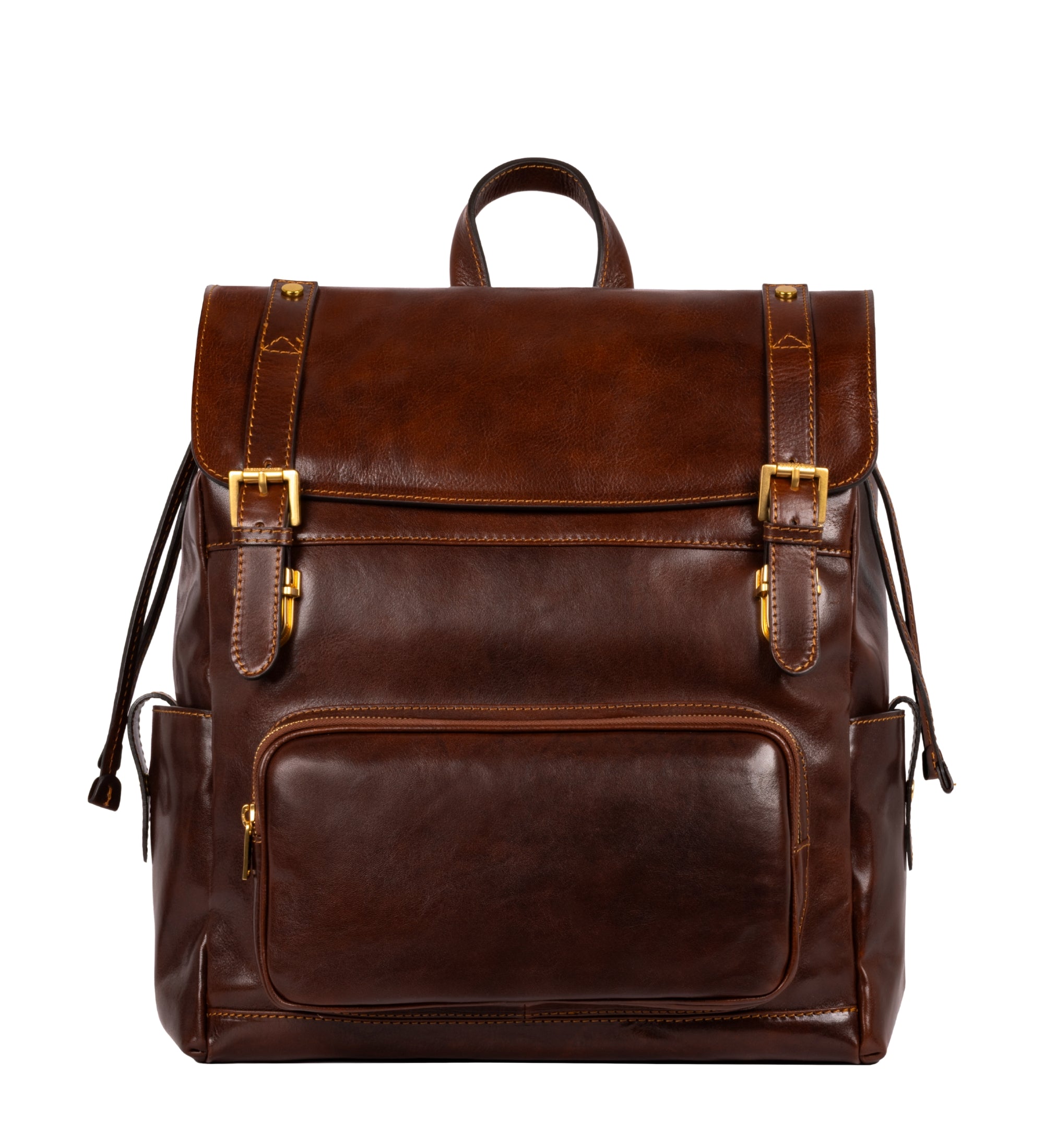Sac à dos ordinateur effet cuir vintage pour homme-1