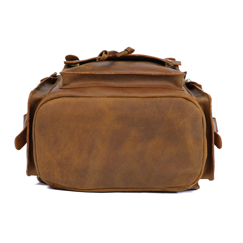 Sac à dos rétro effet cuir pour homme-11