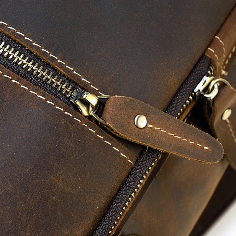 Sac à dos urbain effet cuir marron-25
