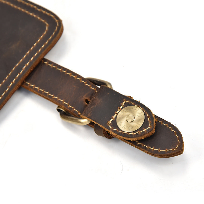 Sac à dos vintage effet cuir marron pour femme-16
