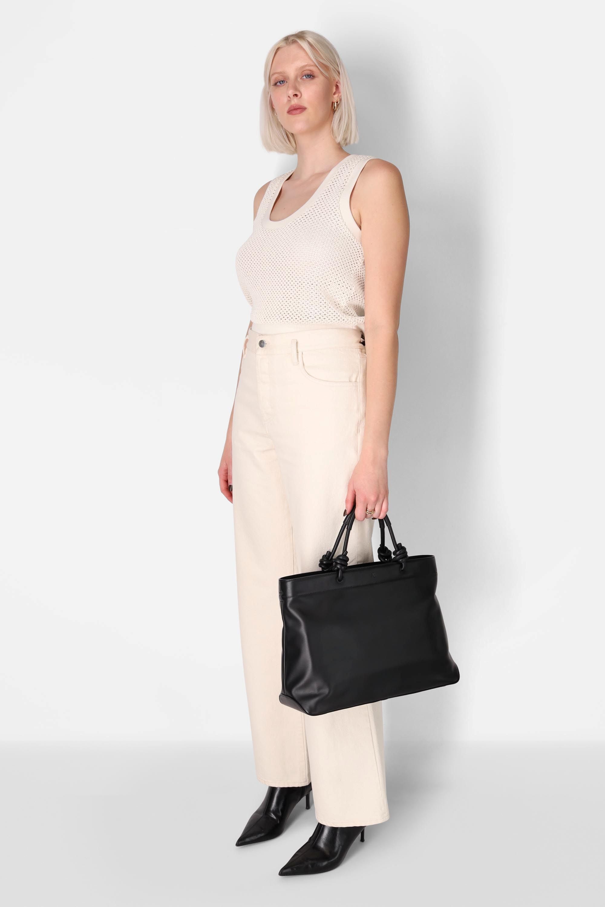 Sac à main effet croco espresso pour femme-5