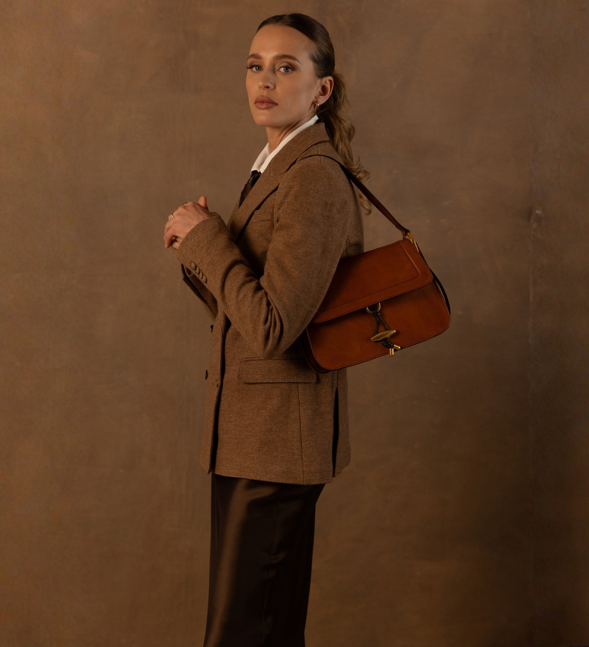 Sac à rabat effet cuir pour femme-26