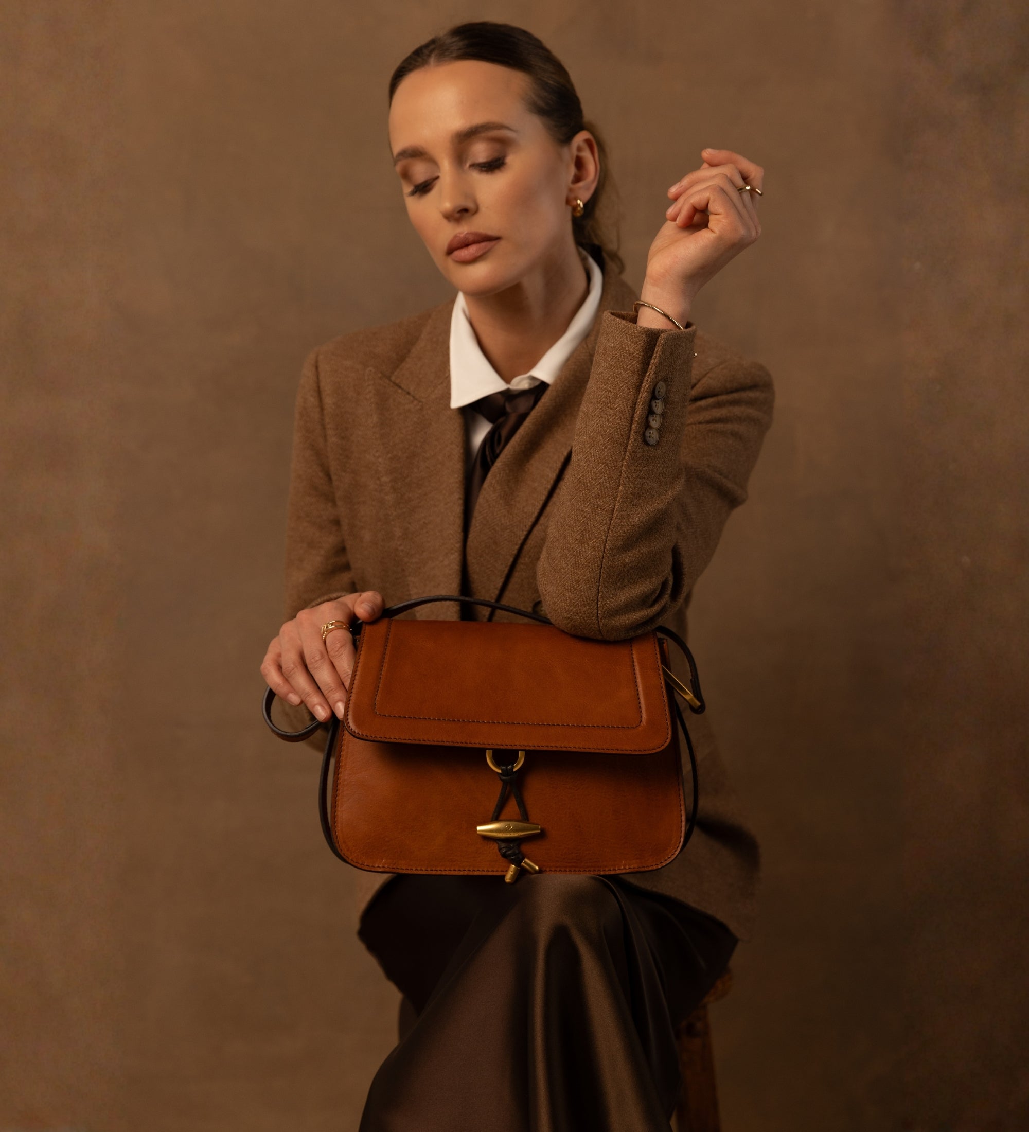 Sac à rabat effet cuir pour femme-27
