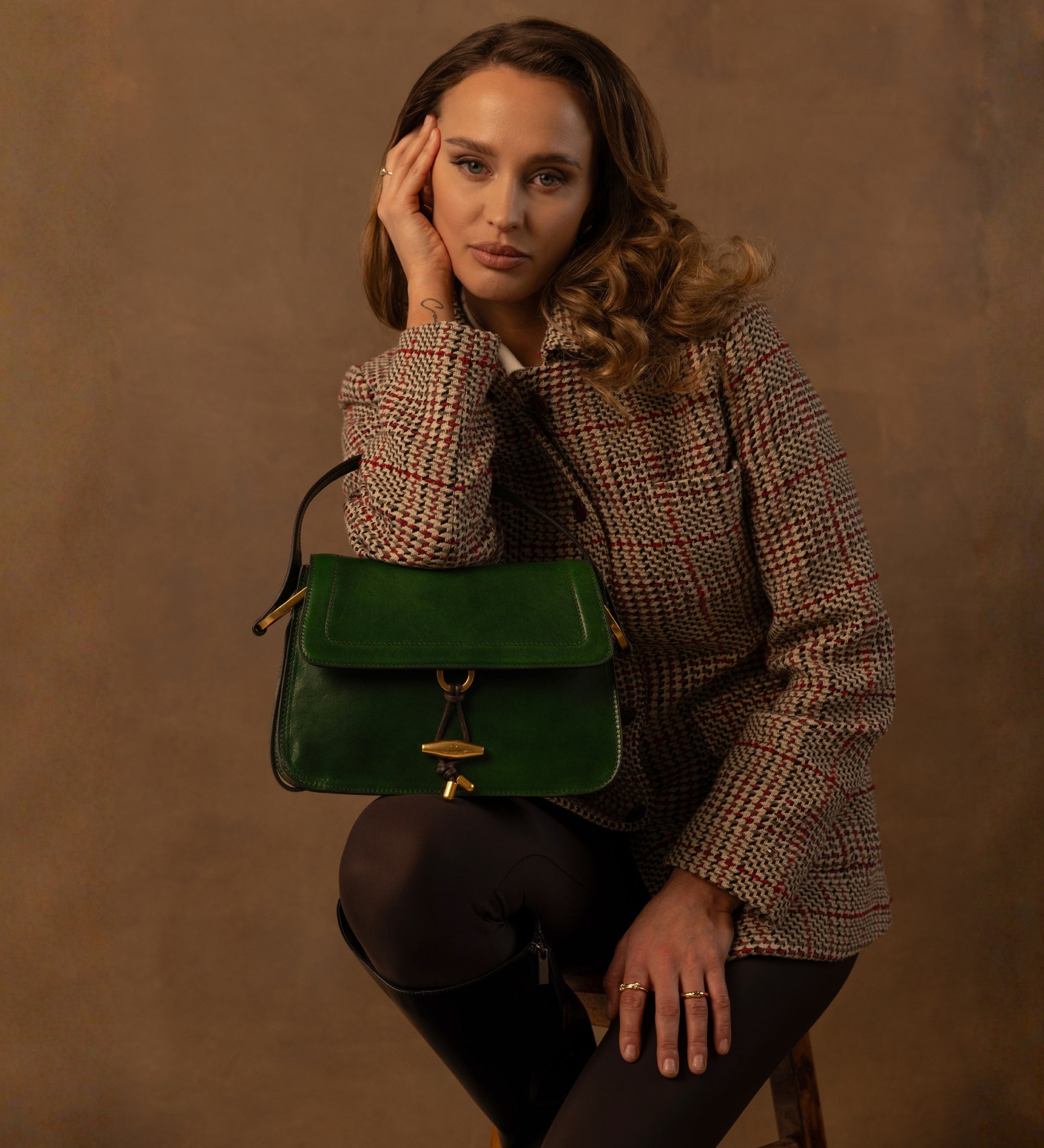 Sac à rabat effet cuir pour femme-40