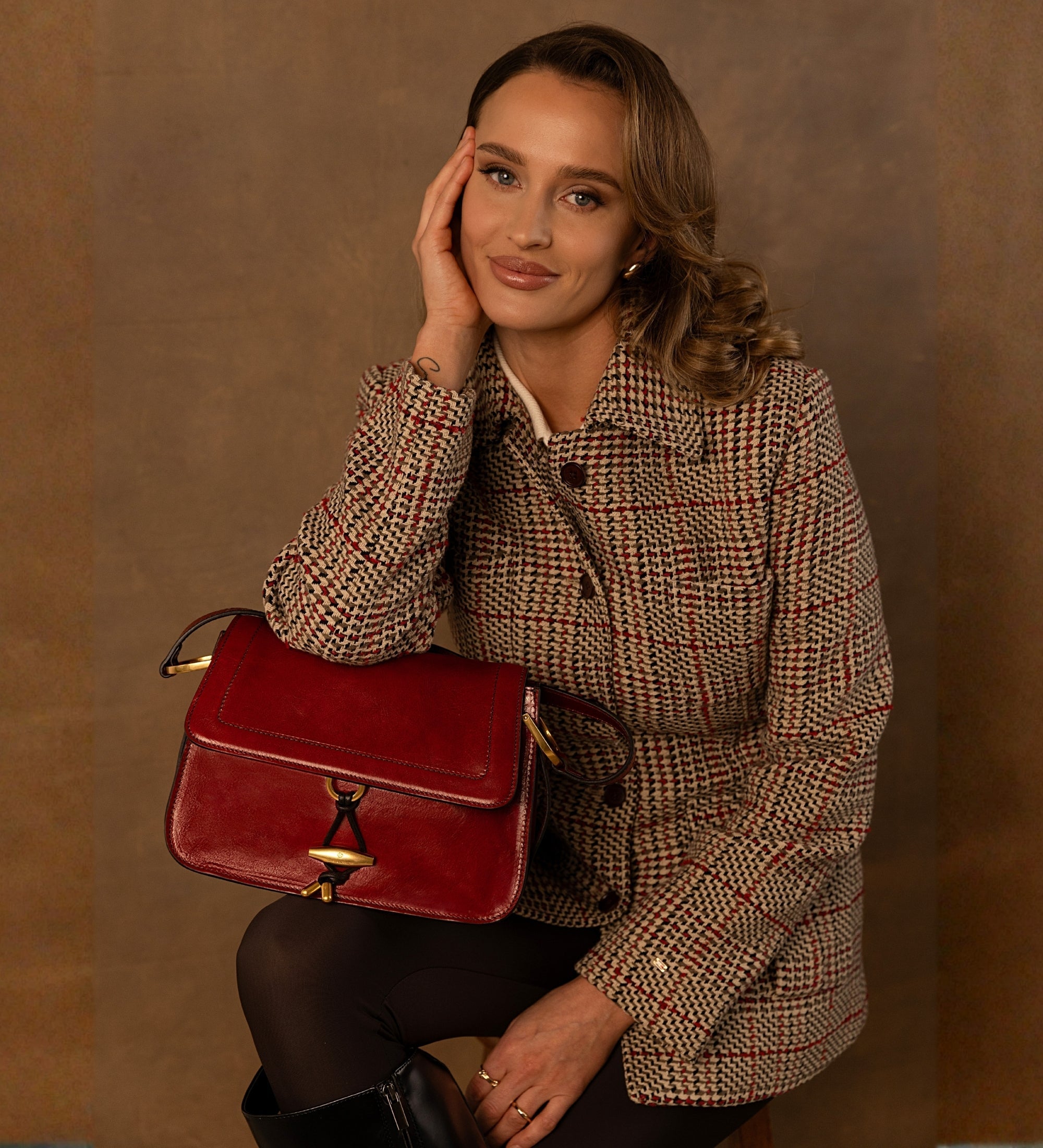 Sac à rabat effet cuir pour femme-54
