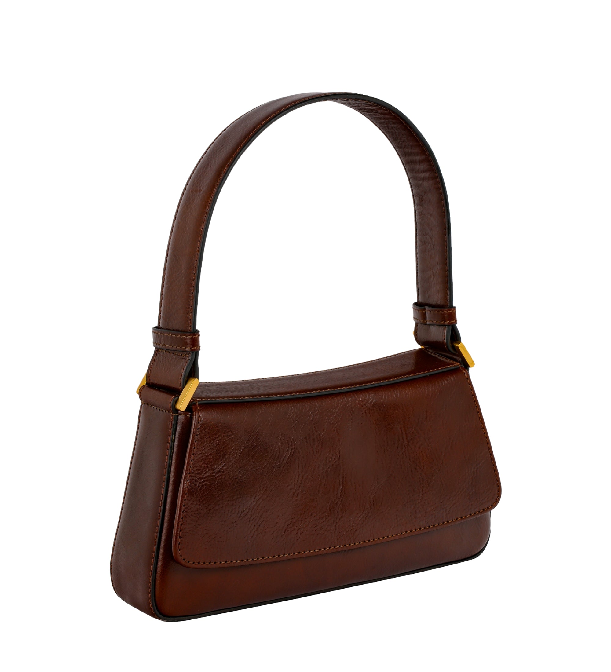 Sac baguette effet cuir pour femme-4
