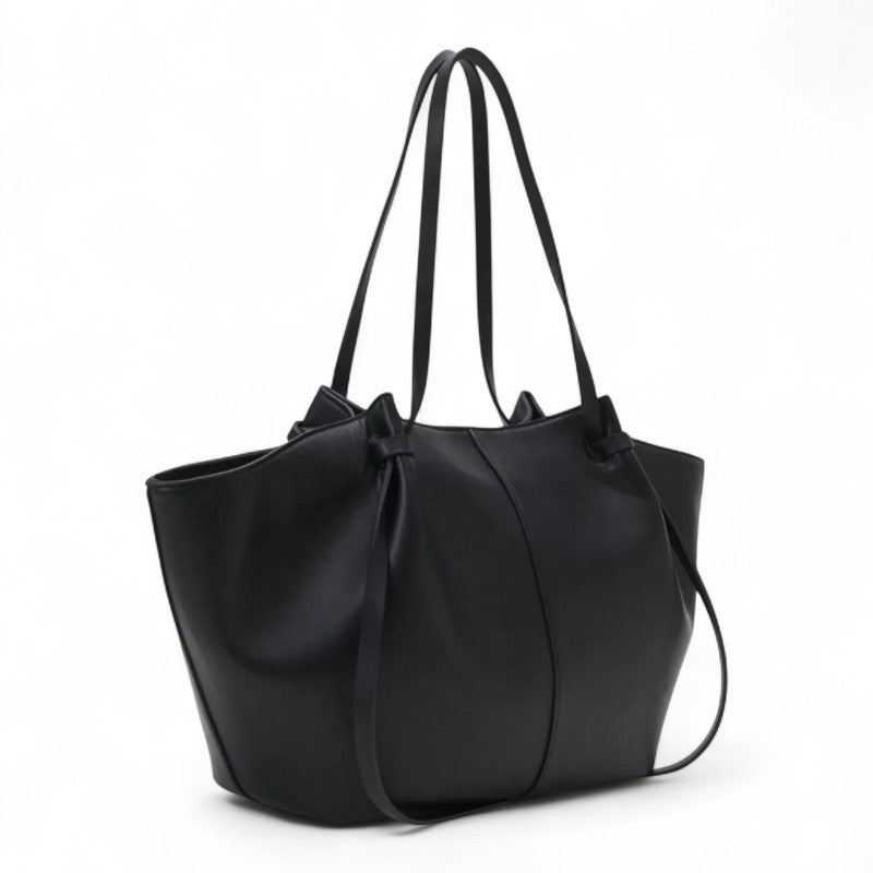 Sac de cours effet cuir grande capacité pour femme-11