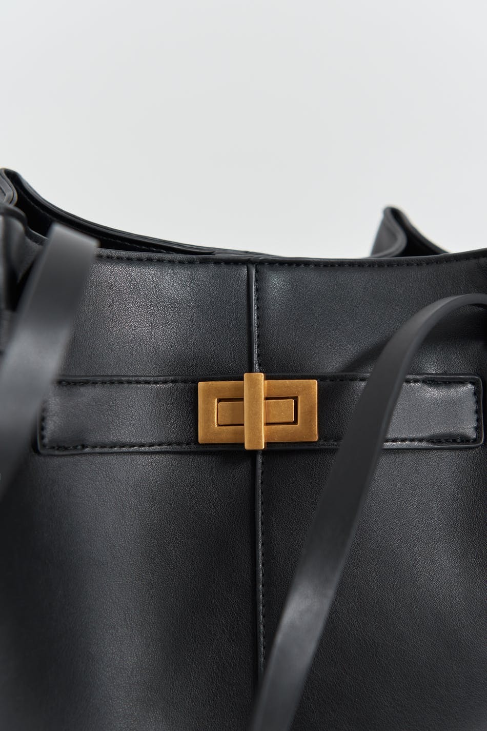 Sac de cours effet cuir grande capacité pour femme-12