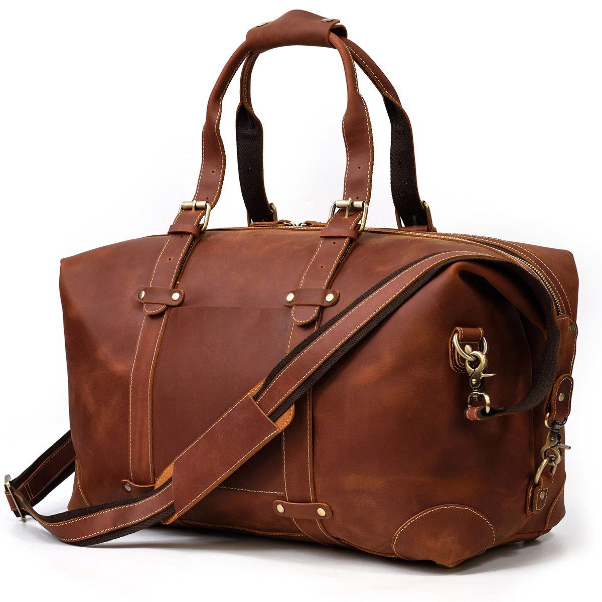 Sac de voyage effet cuir pleine fleur-19