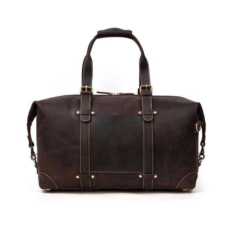 Sac de voyage effet cuir pleine fleur-2