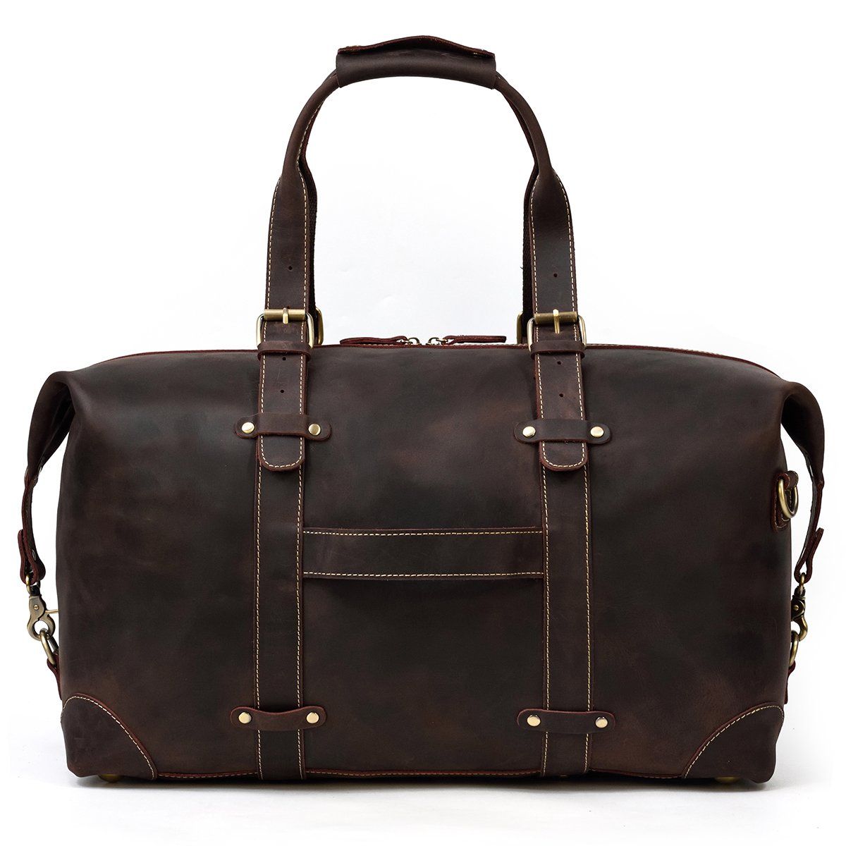 Sac de voyage effet cuir pleine fleur-3