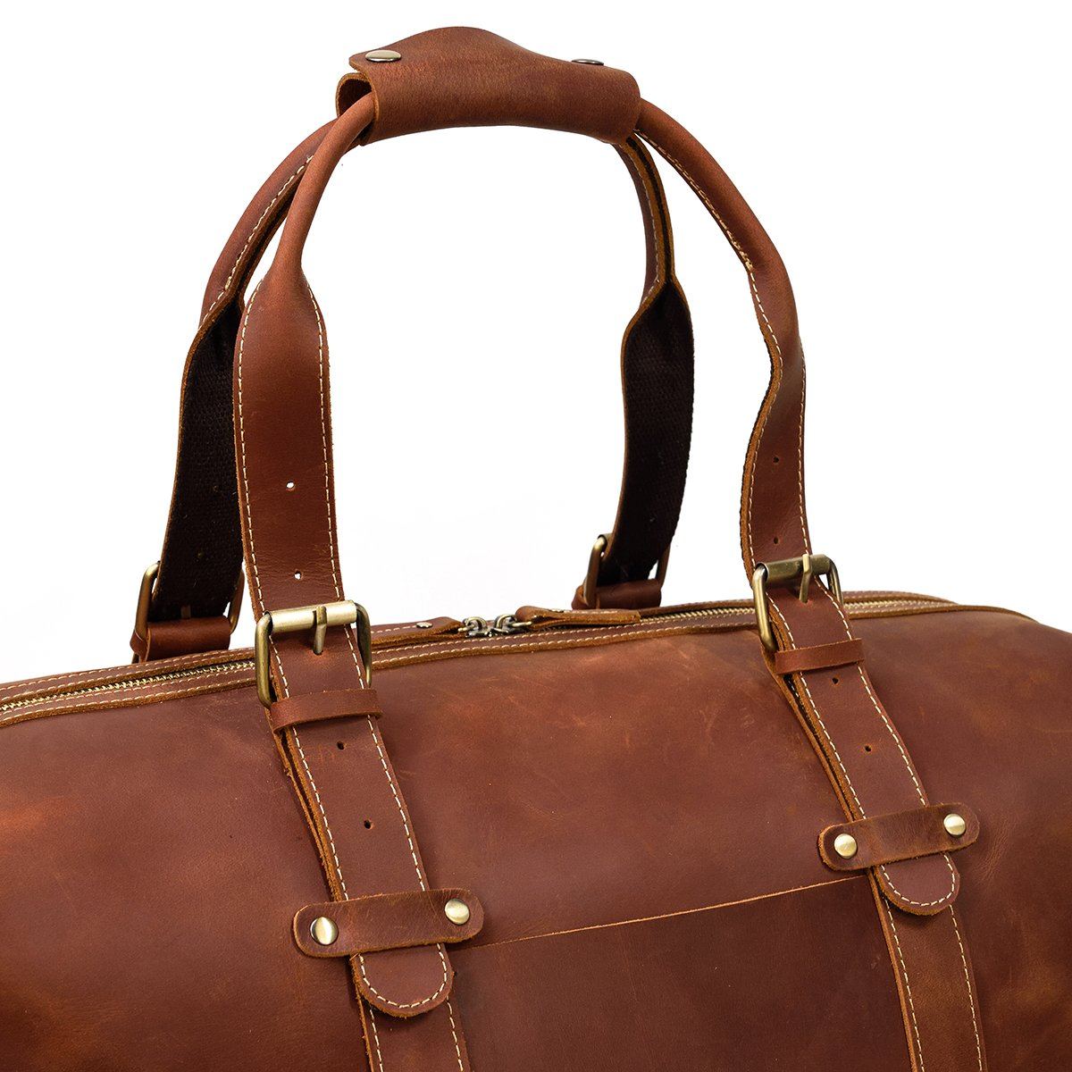 Sac de voyage effet cuir pleine fleur-35