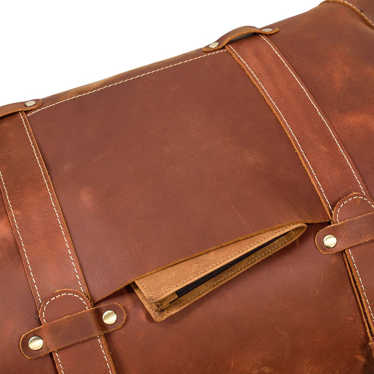 Sac de voyage effet cuir pleine fleur-39
