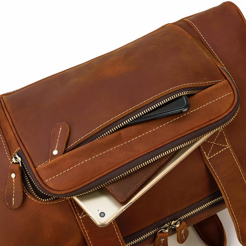 Sac de voyage effet cuir vintage pour homme-29