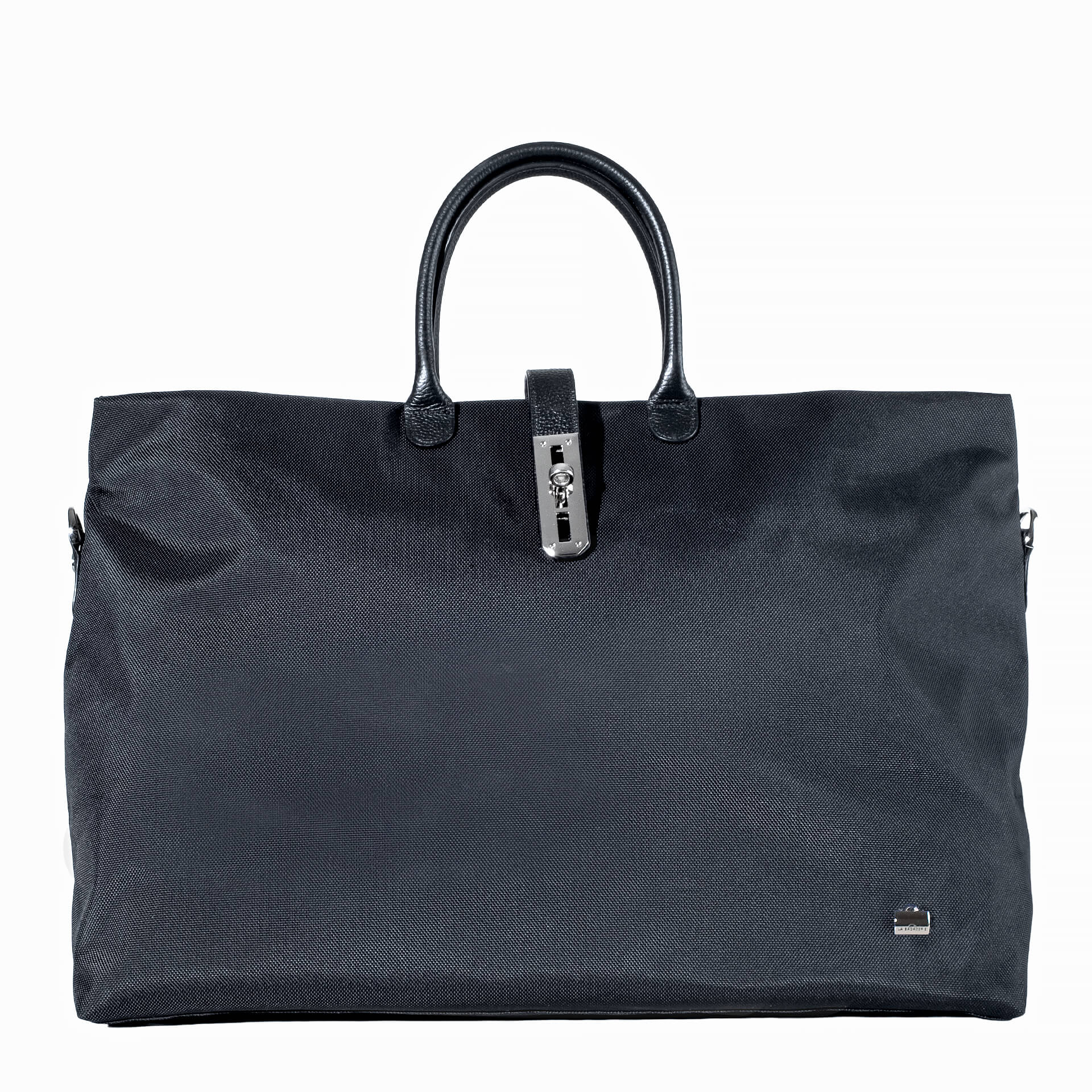 Sac de voyage souple noir pour week-end-1