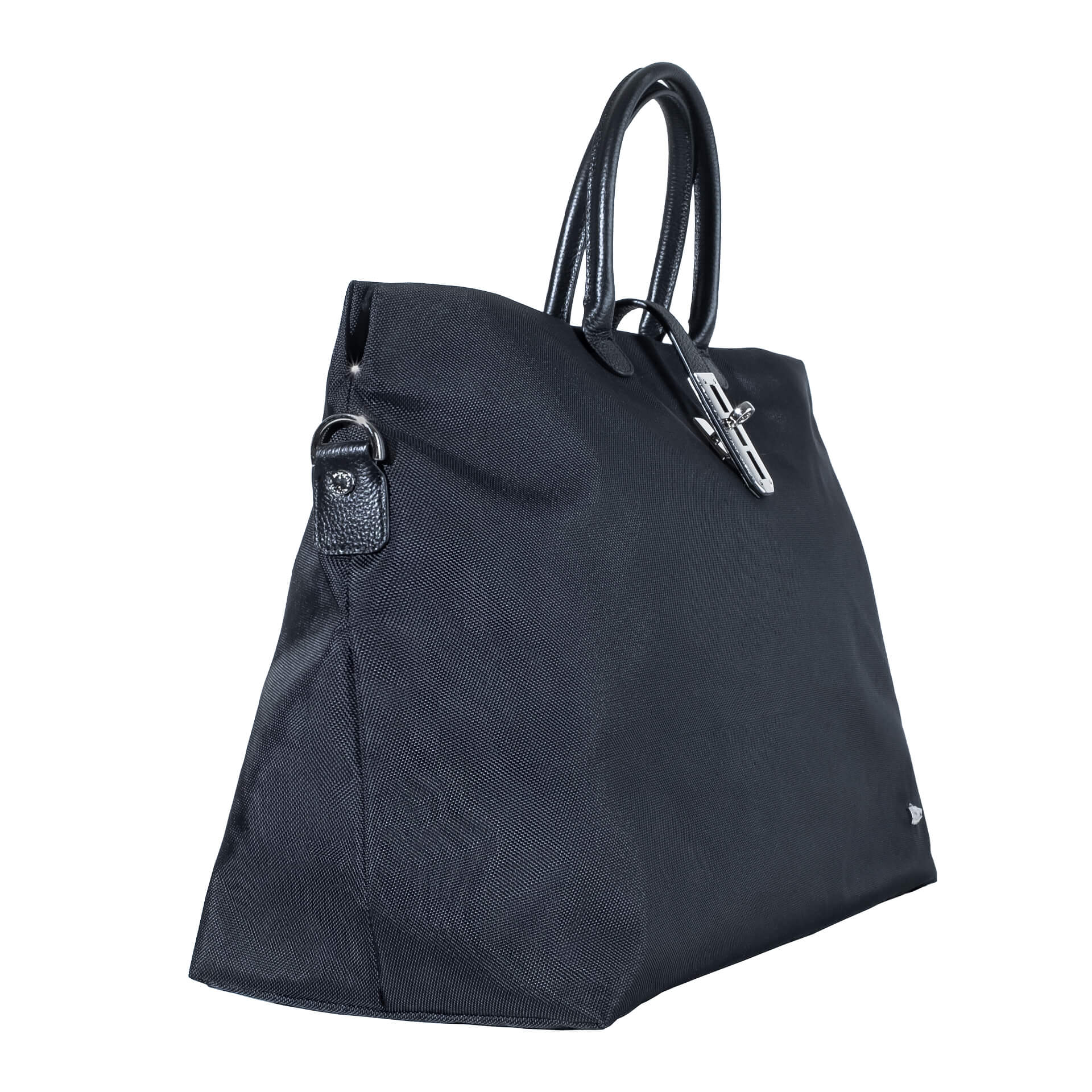 Sac de voyage souple noir pour week-end-2
