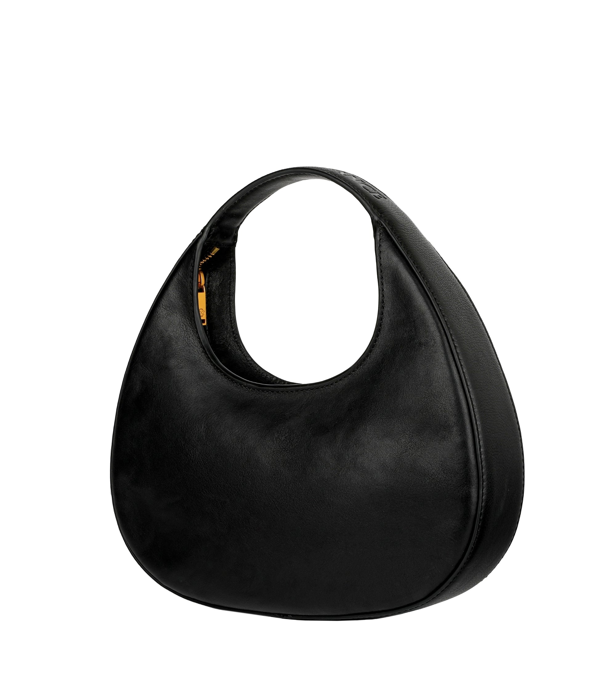 Sac demi-lune effet cuir pour femme-15