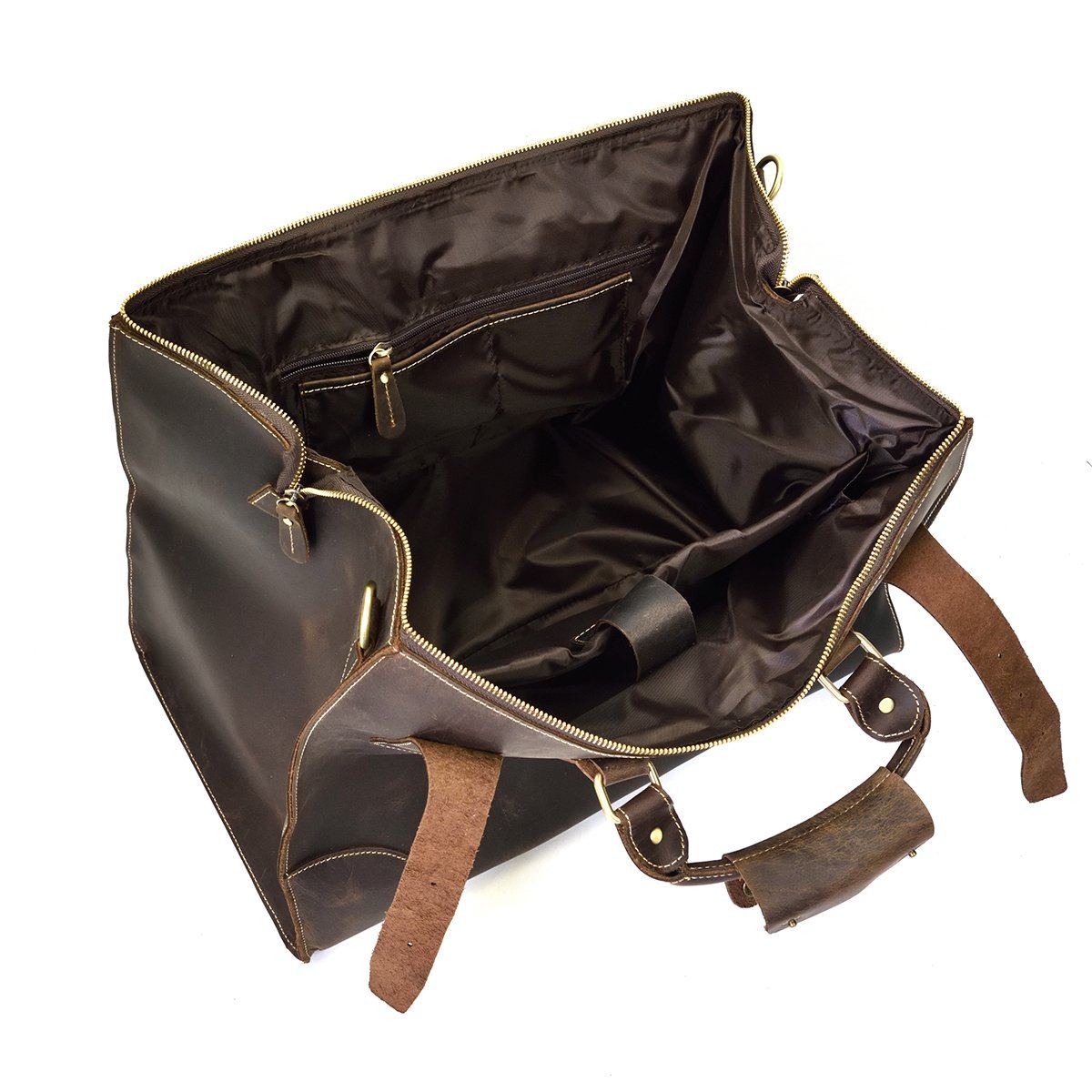 Sac duffle effet cuir vintage-12