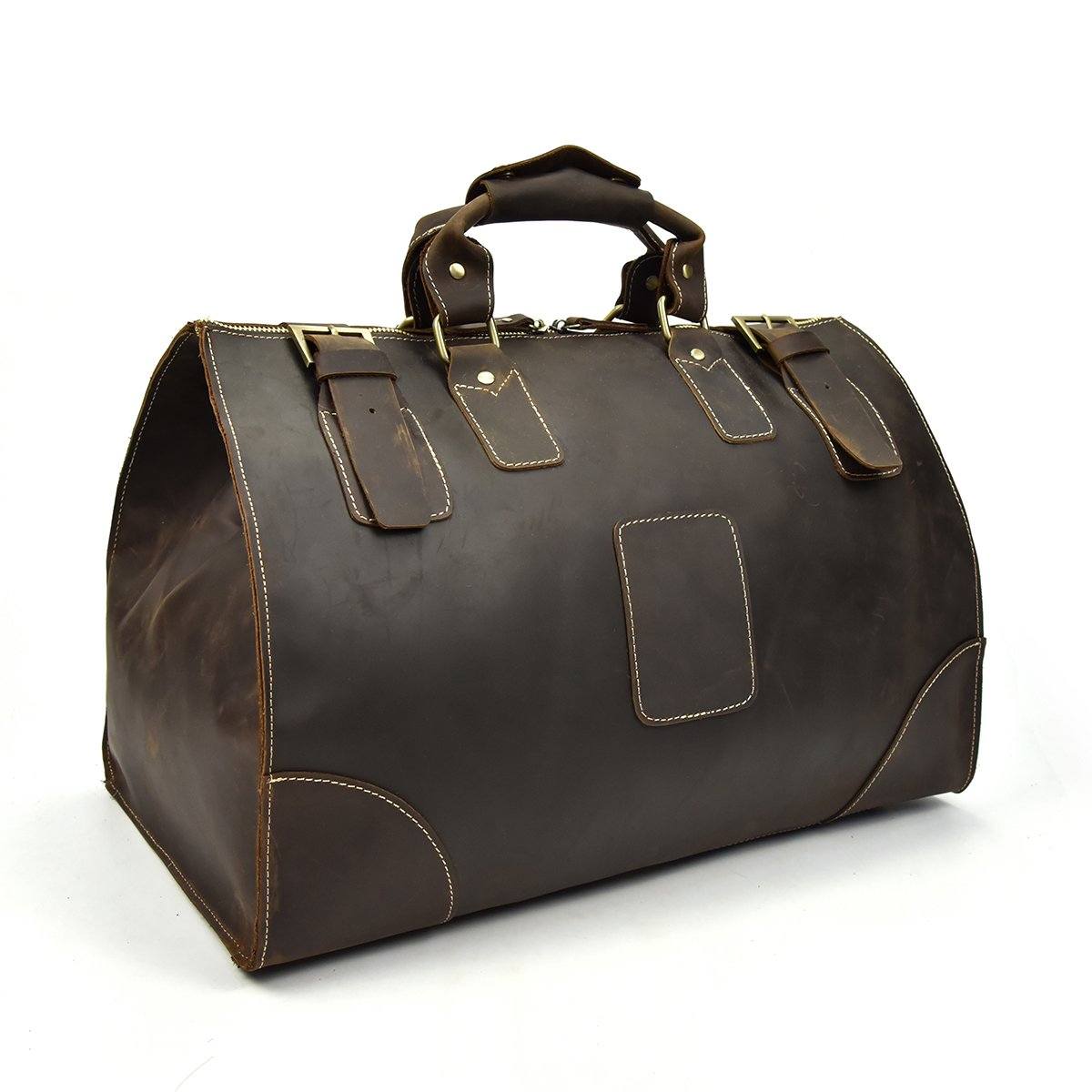 Sac duffle effet cuir vintage-3