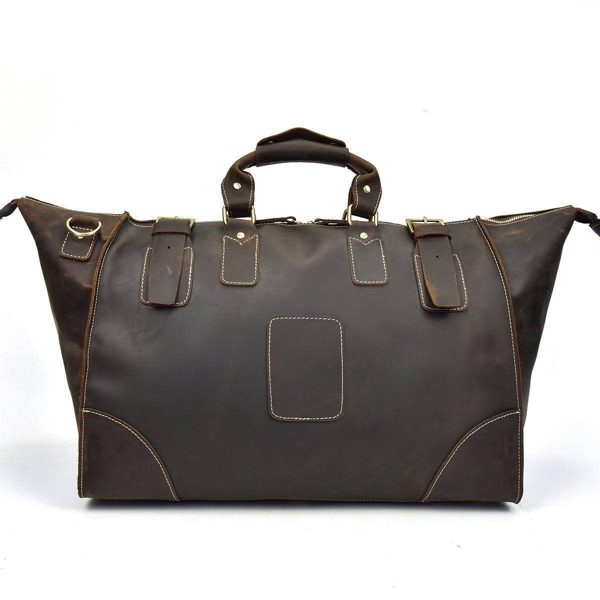 Sac duffle effet cuir vintage-7