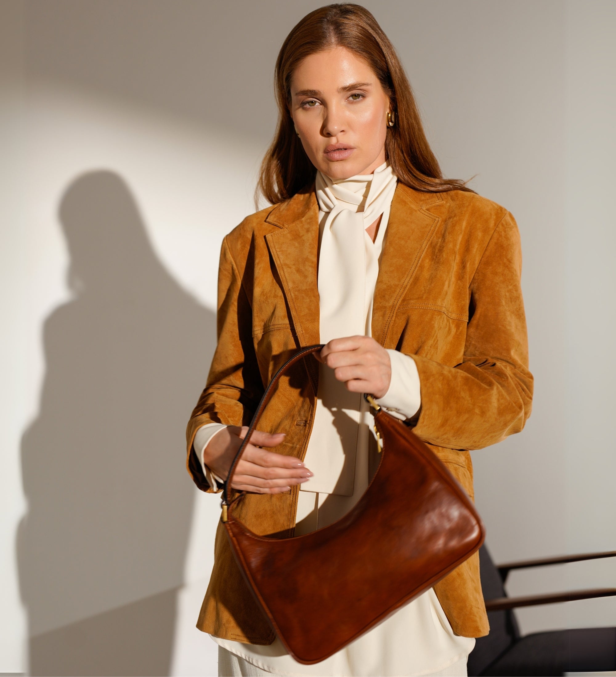 Sac hobo souple effet cuir pour femme-21