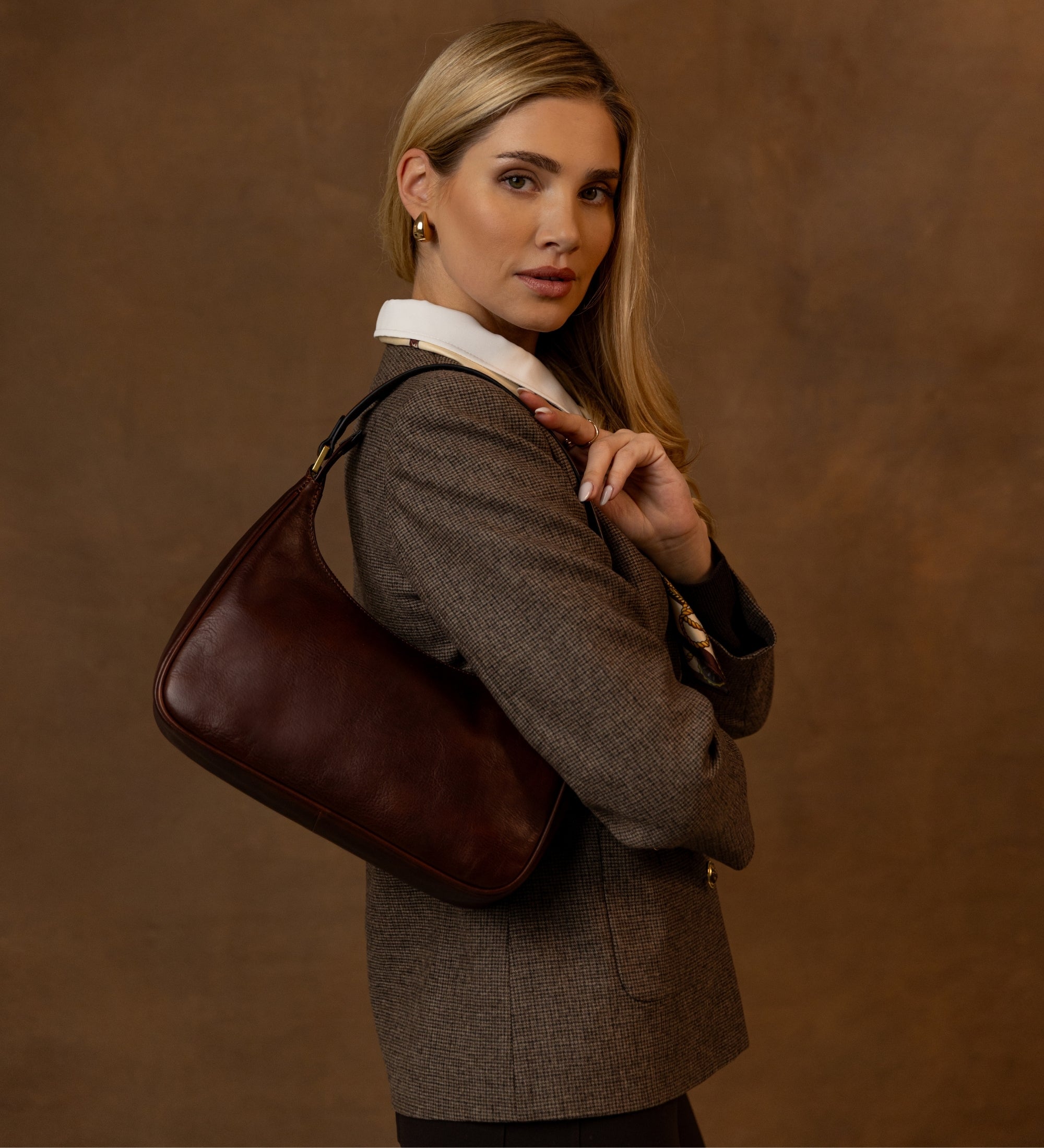 Sac hobo souple effet cuir pour femme-3