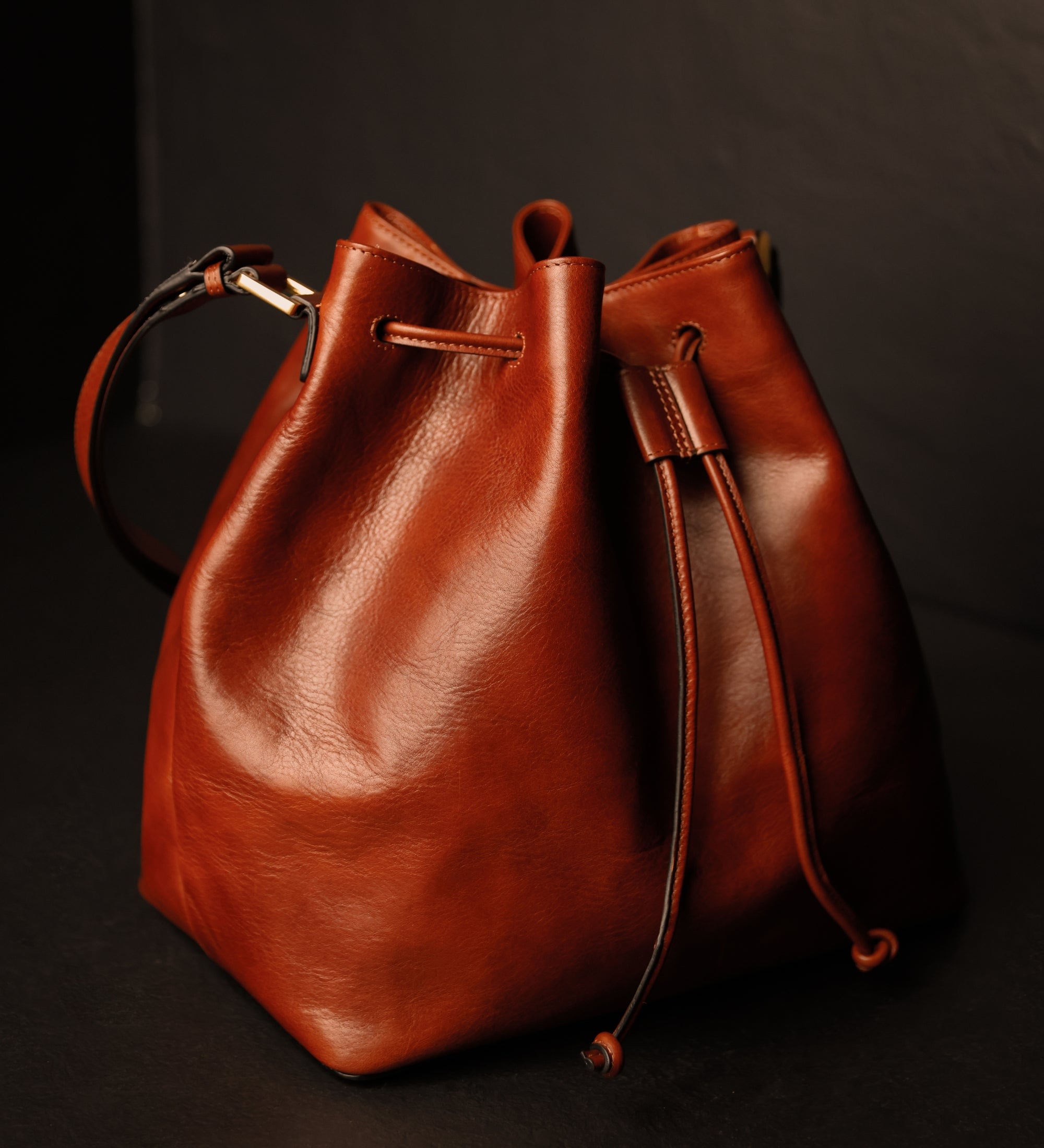 Sac seau effet cuir pour femme-5