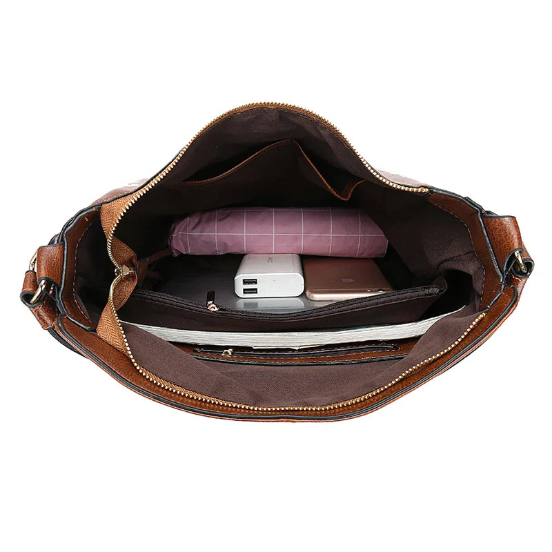 Sac vintage effet cuir pour femme-8