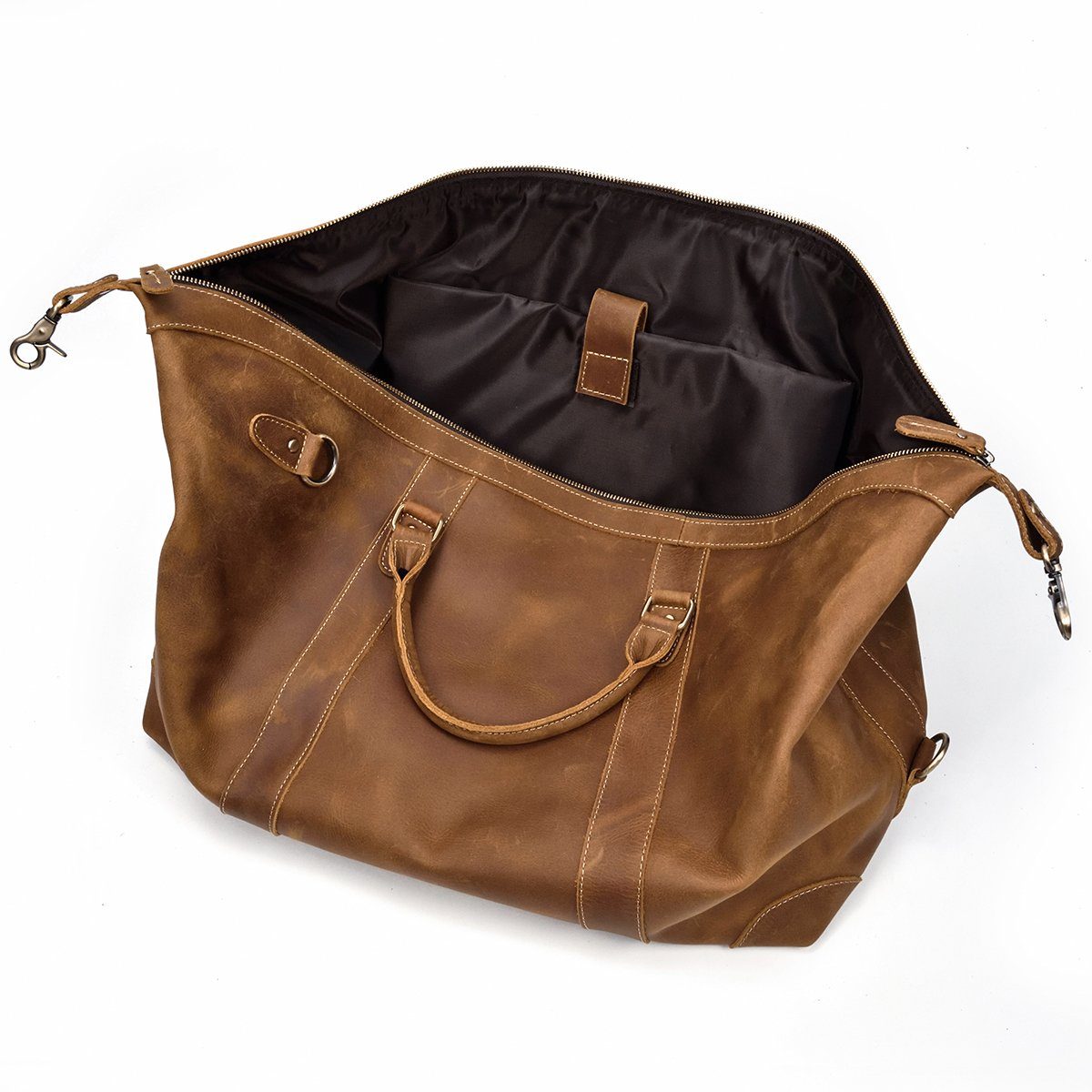 Sac week-end effet cuir grande capacité-10