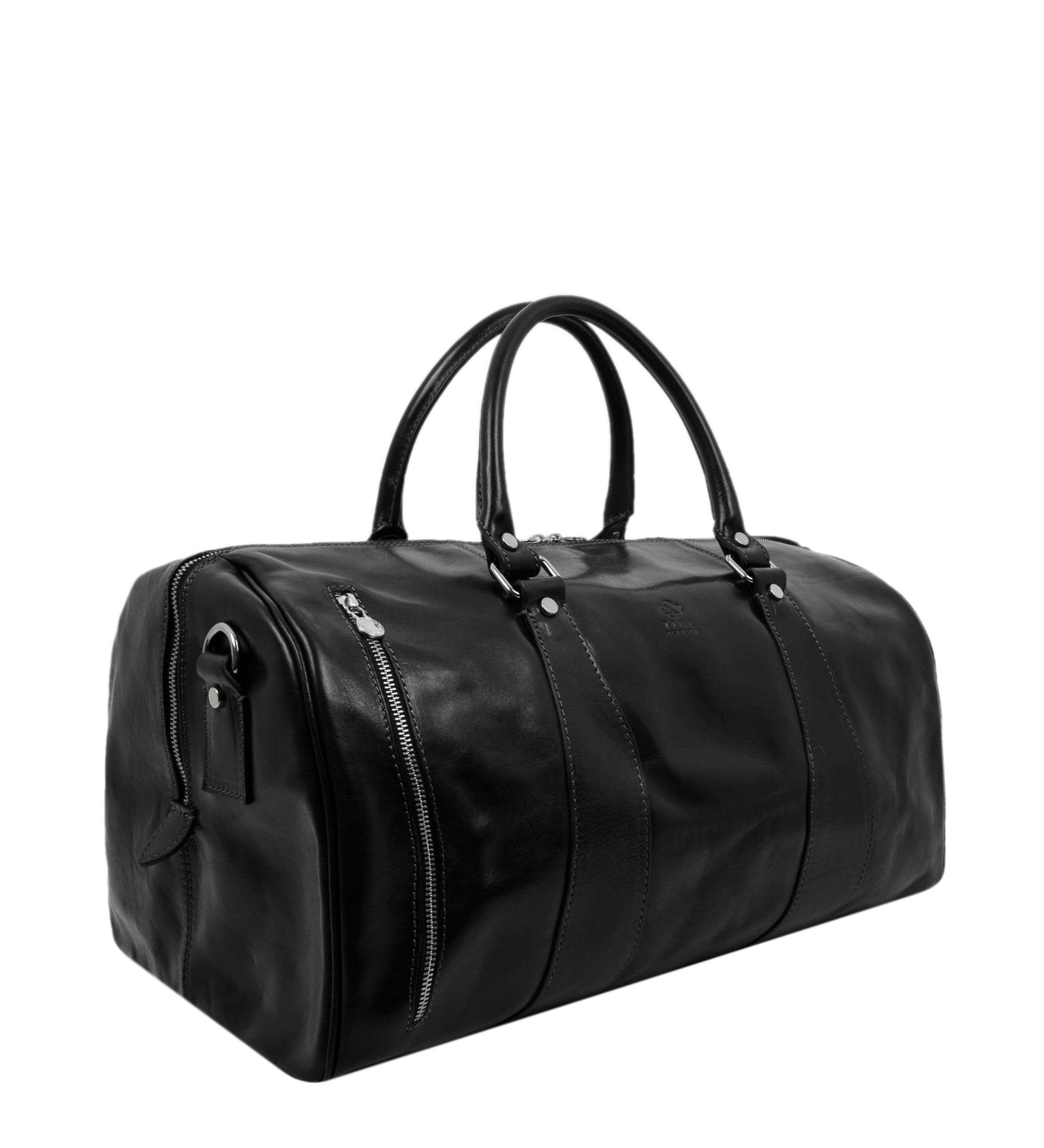 Sac week-end effet cuir souple-12