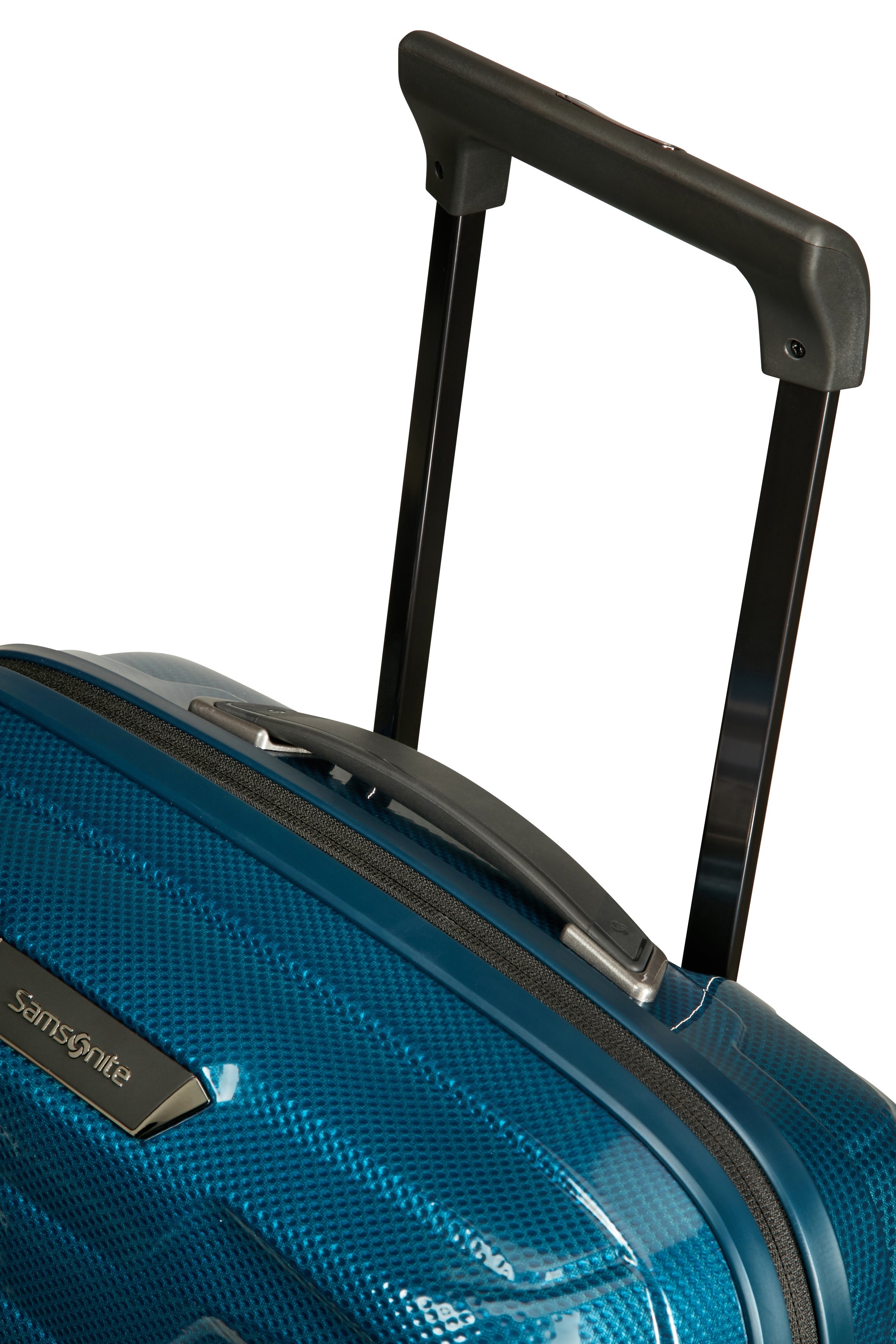 Valise cabine rigide extensible bleu glacier-7
