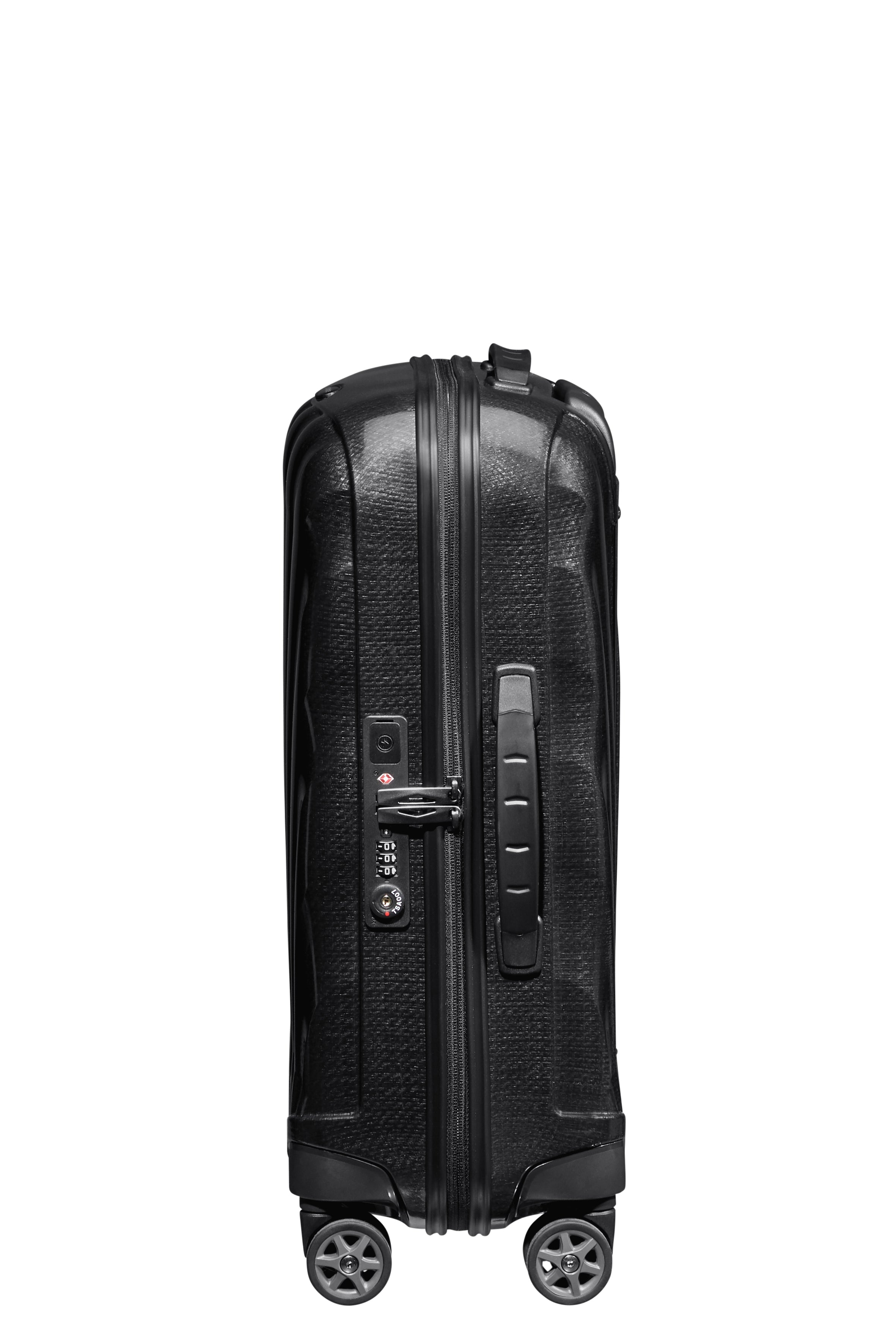 Valise cabine rigide légère noire-5