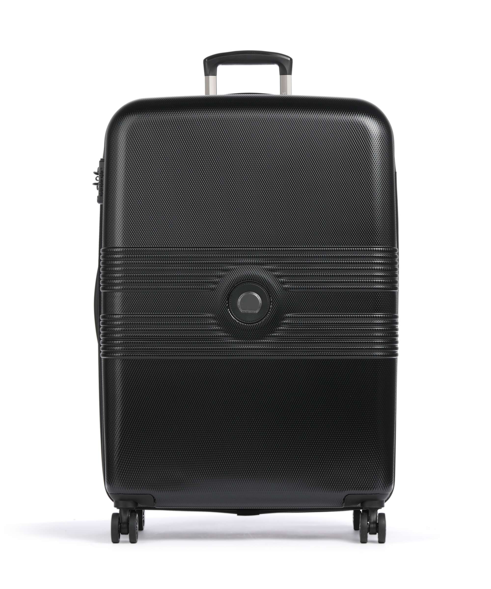 Valise cabine rigide noire à 4 roues-1