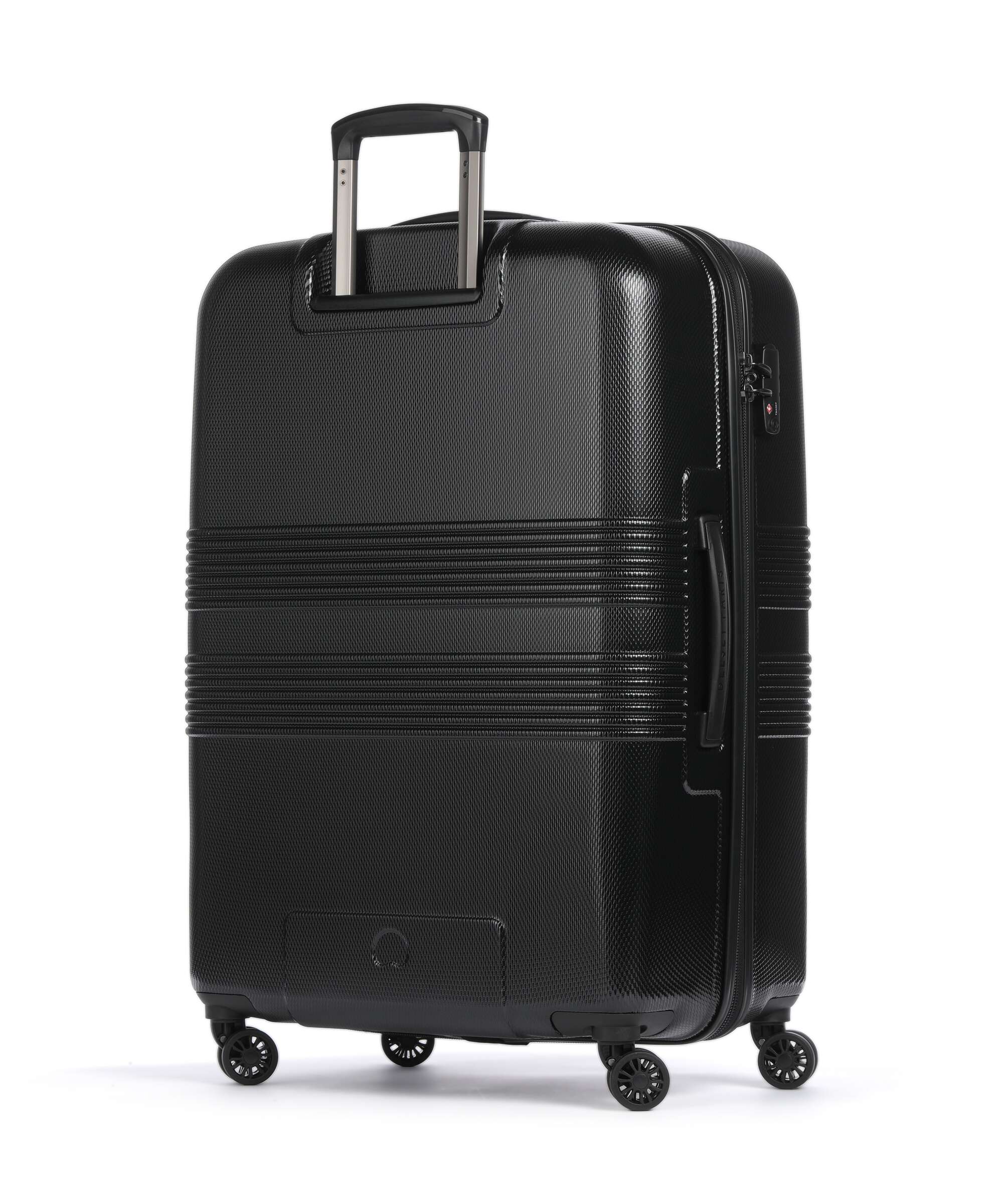 Valise cabine rigide noire à 4 roues-2
