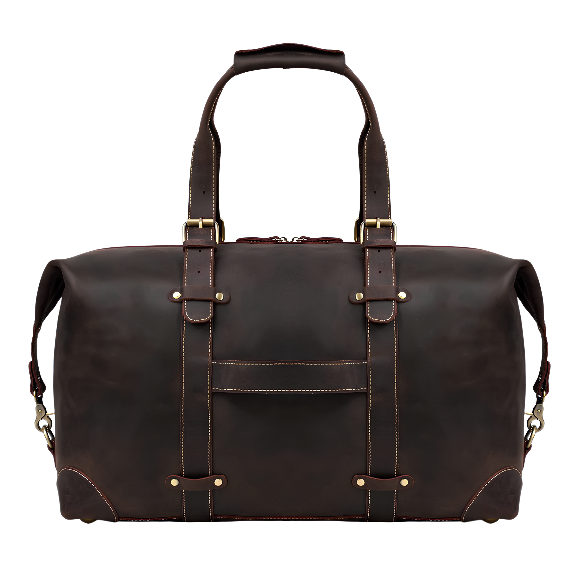 Sac de voyage effet cuir pleine fleur