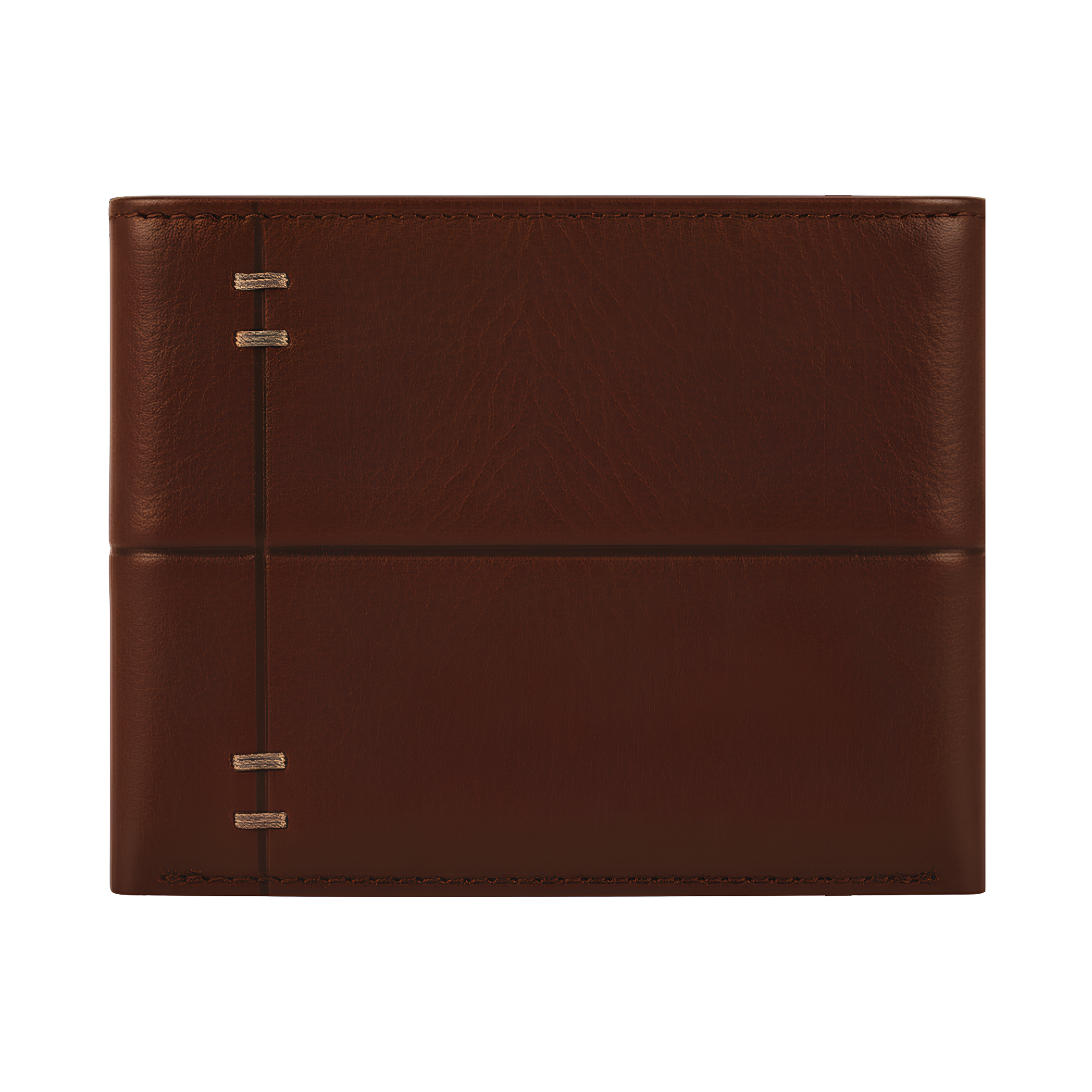 Portefeuille pliant effet cuir gané pour homme